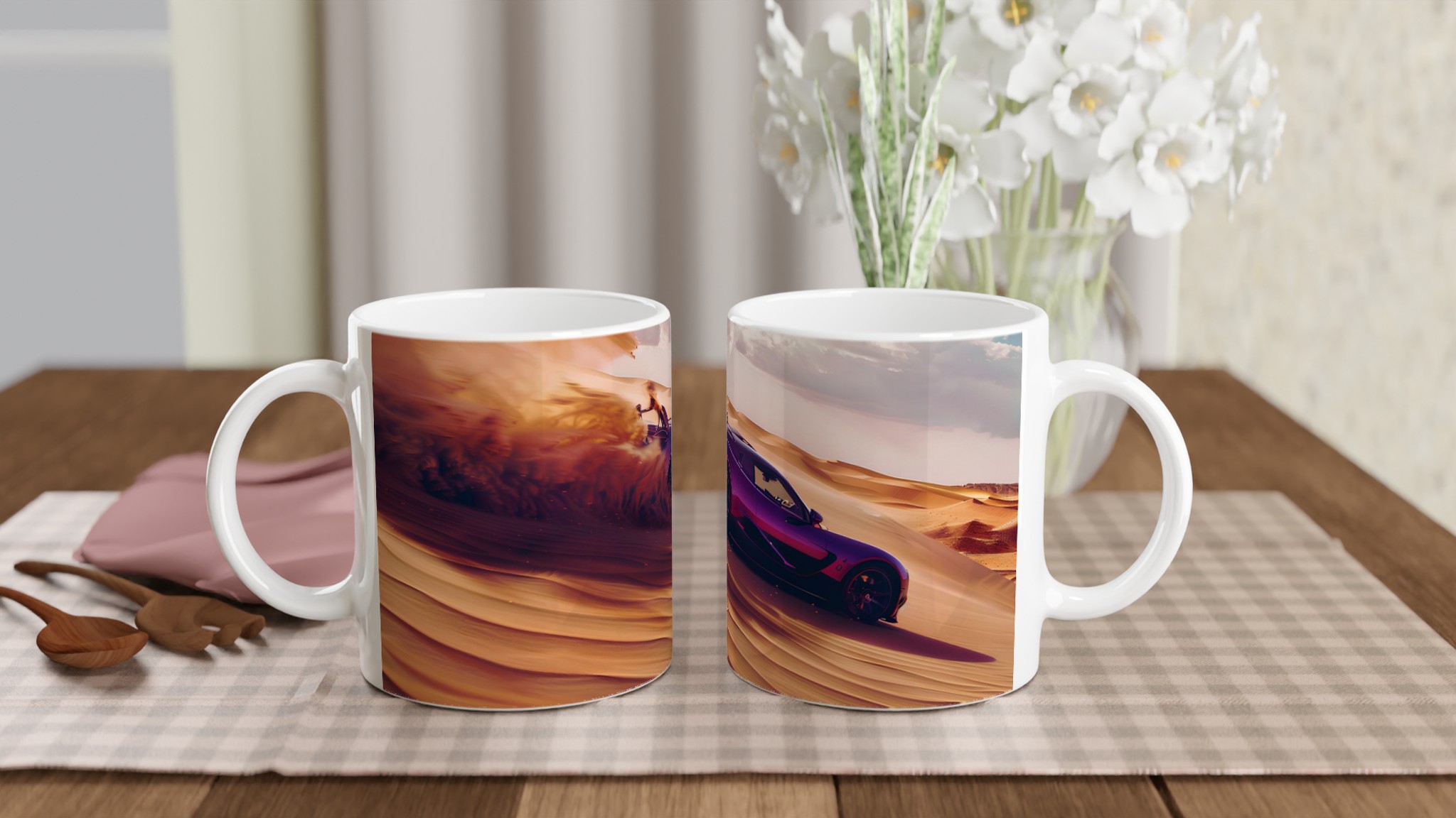 Desert Speedster - Exklusiv 11oz Keramikmugg i Din Valfria Färg 10 261a345c-418e-4d6b-a402-04b1c6b63ea0