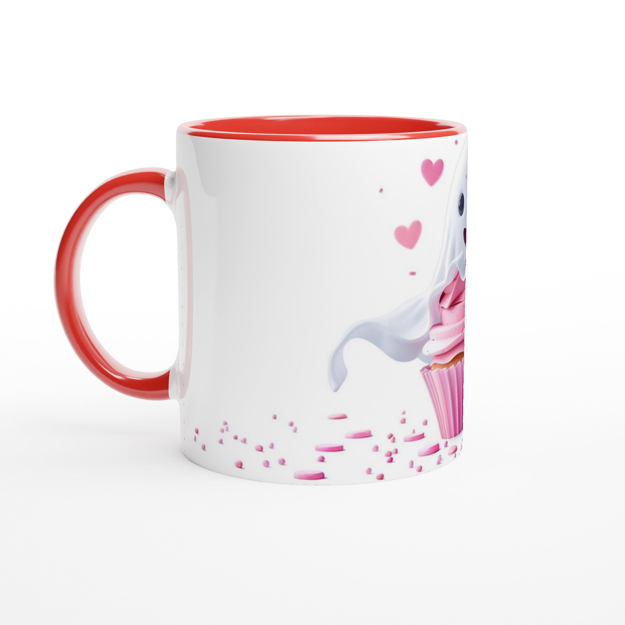 Sötaste Spöket Cupcake Keramikmugg - 11oz Kawaii Design för Fika & Kaffe i Valfri Färg! 2 262e5755-fdb7-48ac-91fd-2cfc5257358e