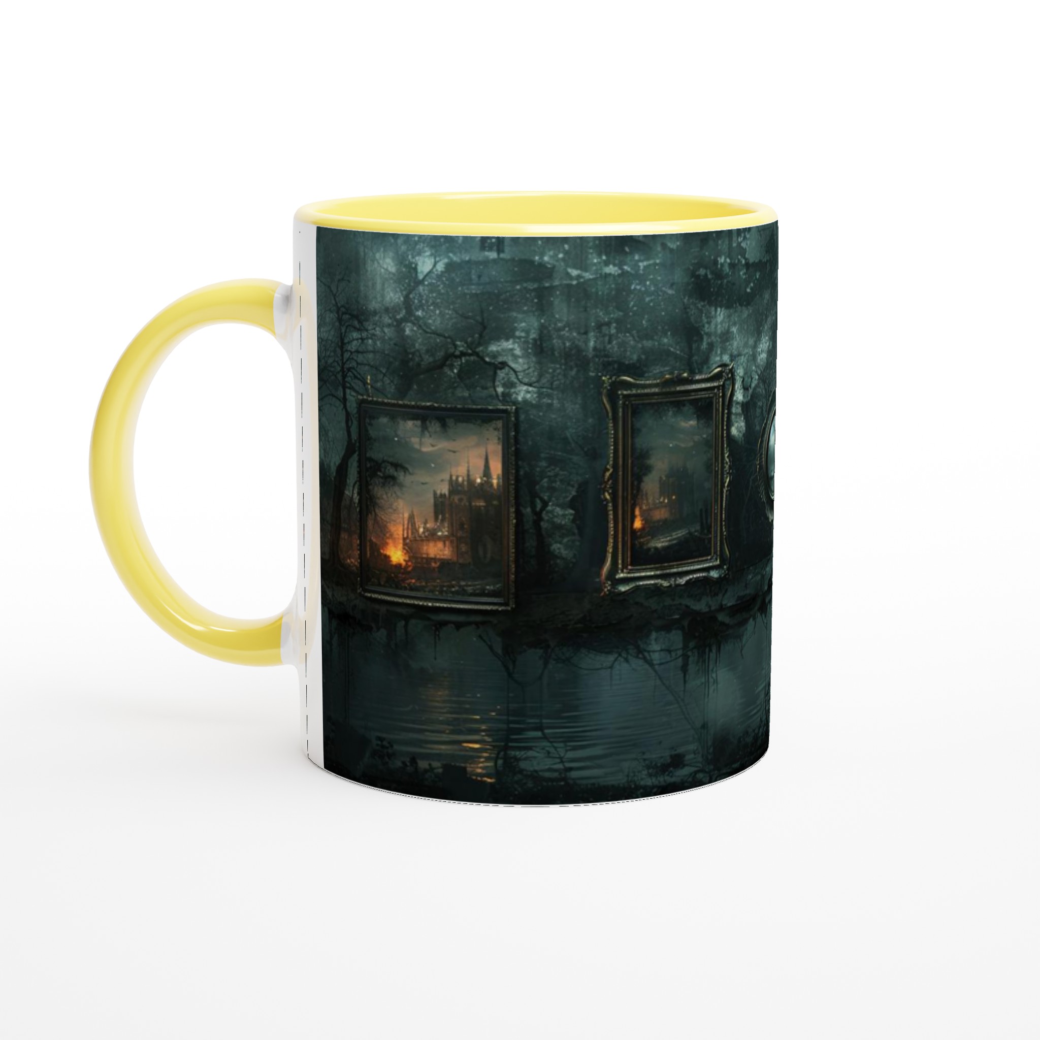 Vit 11oz Keramisk Mugg i Valfri Färg med Mörk, Mystisk Gotisk Stämning 5 2632ccab-18a3-4fe1-b946-5779467fc03a