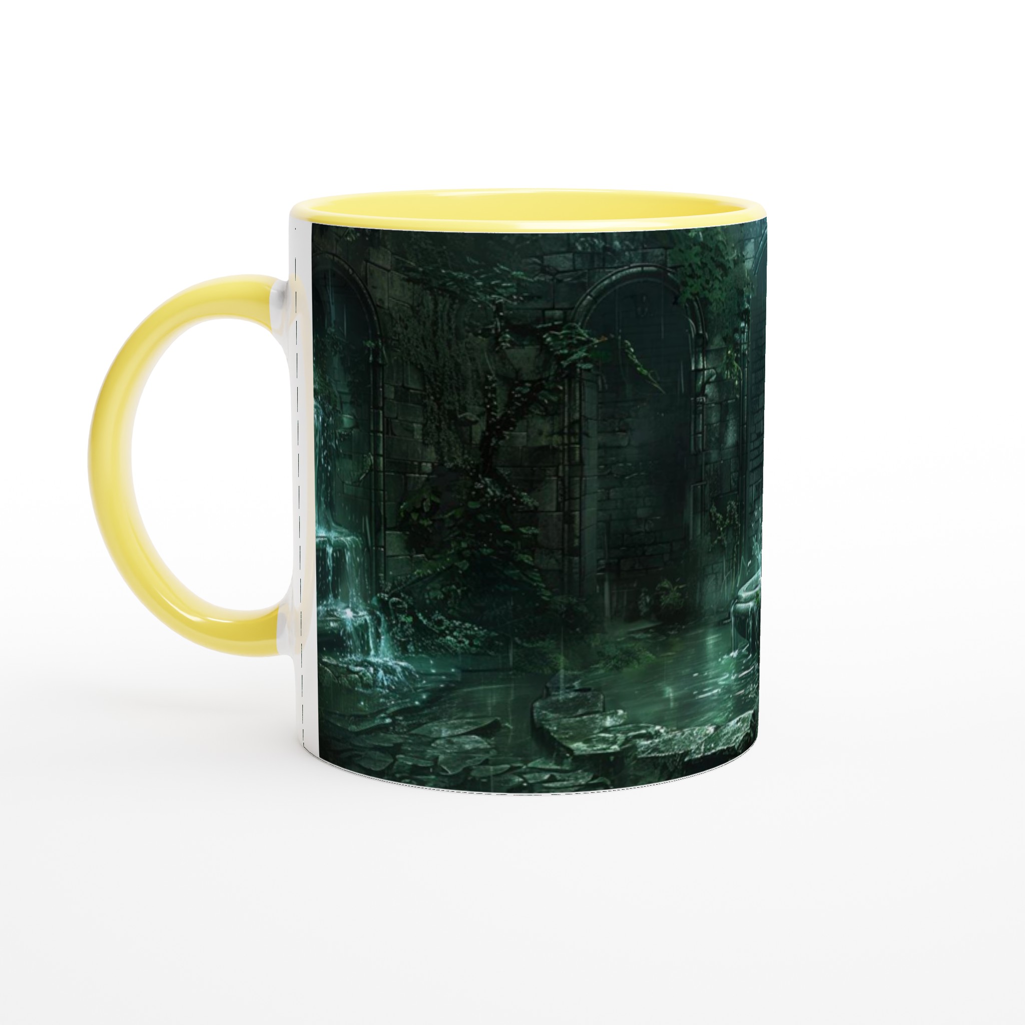 Mystisk Grotta Keramikmugg - 11oz Kaffemugg med Fantasikonst & Färgval 5 263316fa-06b3-47a6-8000-abdf4ab42b38
