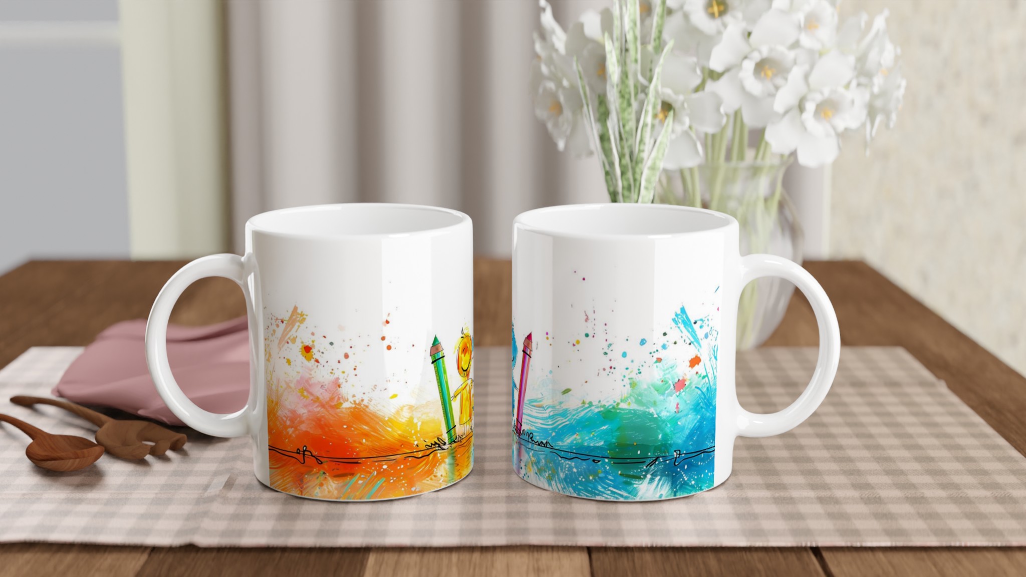Kreativ Glädje: 11oz Keramisk Mugg med Lekfull Konst & Färgstarka Splashar – Välj Din Favoritfärg! 10 26b387a3-7187-4c46-94dc-ef89bba0fbc4