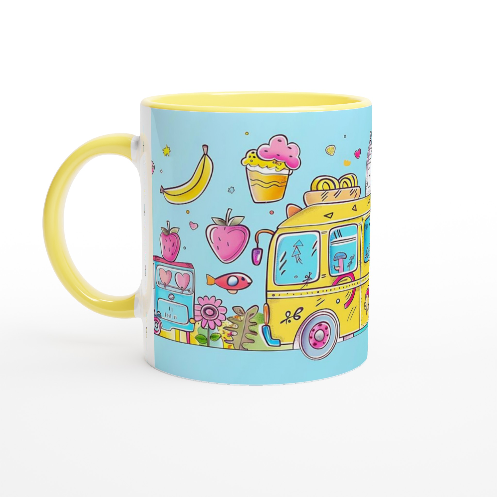 Pastell Pop Art 11oz Keramisk Mugg – Lekfull Design i Sju Glada Färger 5 26edc916-166b-45a8-a08b-e568fdf300a4