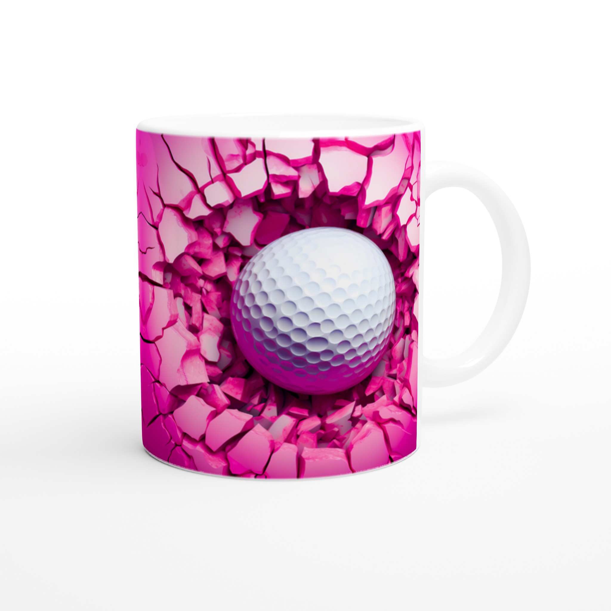 Slående Rosa Golfmugg – 11oz Keramikmugg för Sportfantasten i Ditt Liv 9 272d55bc-6f1e-4f37-811e-32d06ca0f3d6
