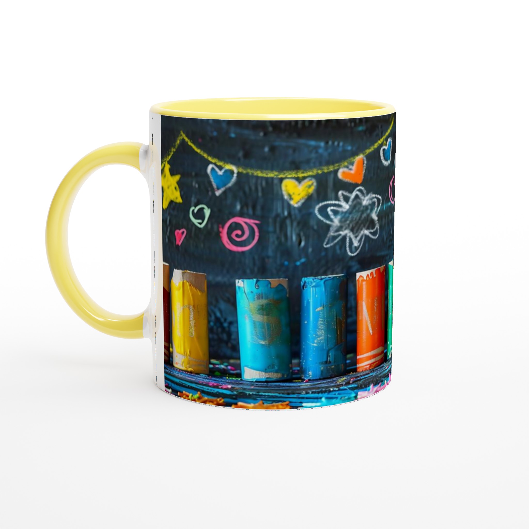 Kreativ Glädje: 11oz Keramisk Mugg för Konstnärer & Lekfulla Själv – Välj bland 7 Livliga Färger! 5 2813f132-3675-4f7d-917c-f29d052ae1b6