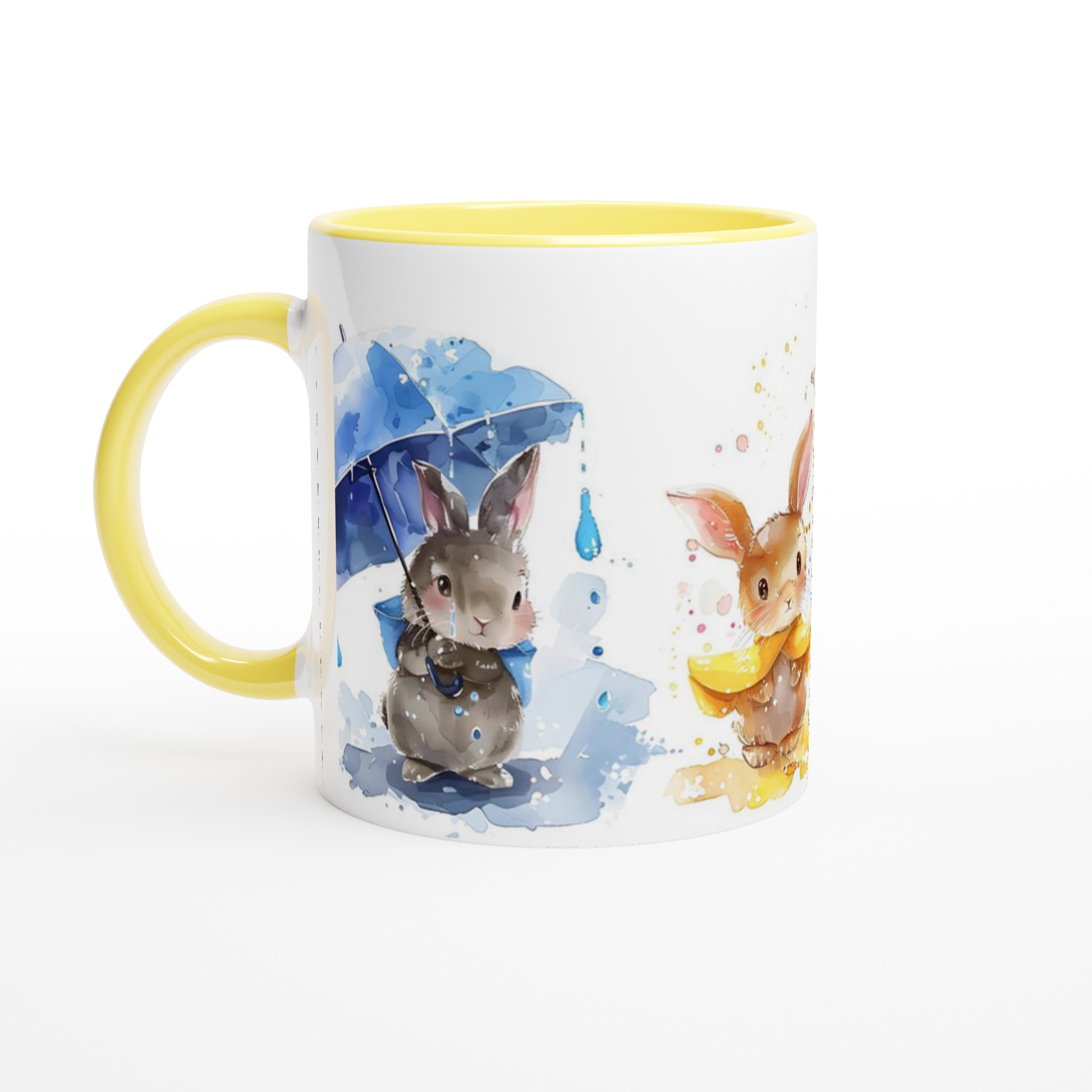 Söta Vattenfärgskaniner 11oz Keramisk Mugg – Lekfull Design i Valfri Färg! 5 28360648-718f-4cdd-a305-2e6ce60b497f