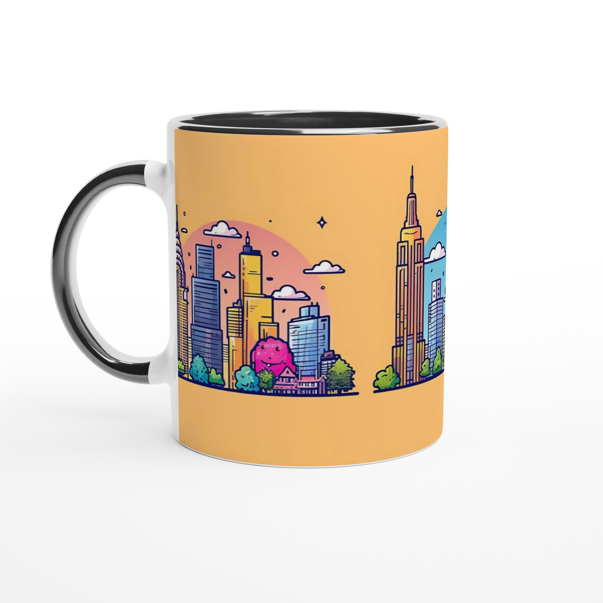 New York City Ikoniska Landmärken Mugg - Färgstark, Rolig & Personlig Keramikmugg 7 289d51f8-6aaf-45a4-956e-0b72c8eb42c0