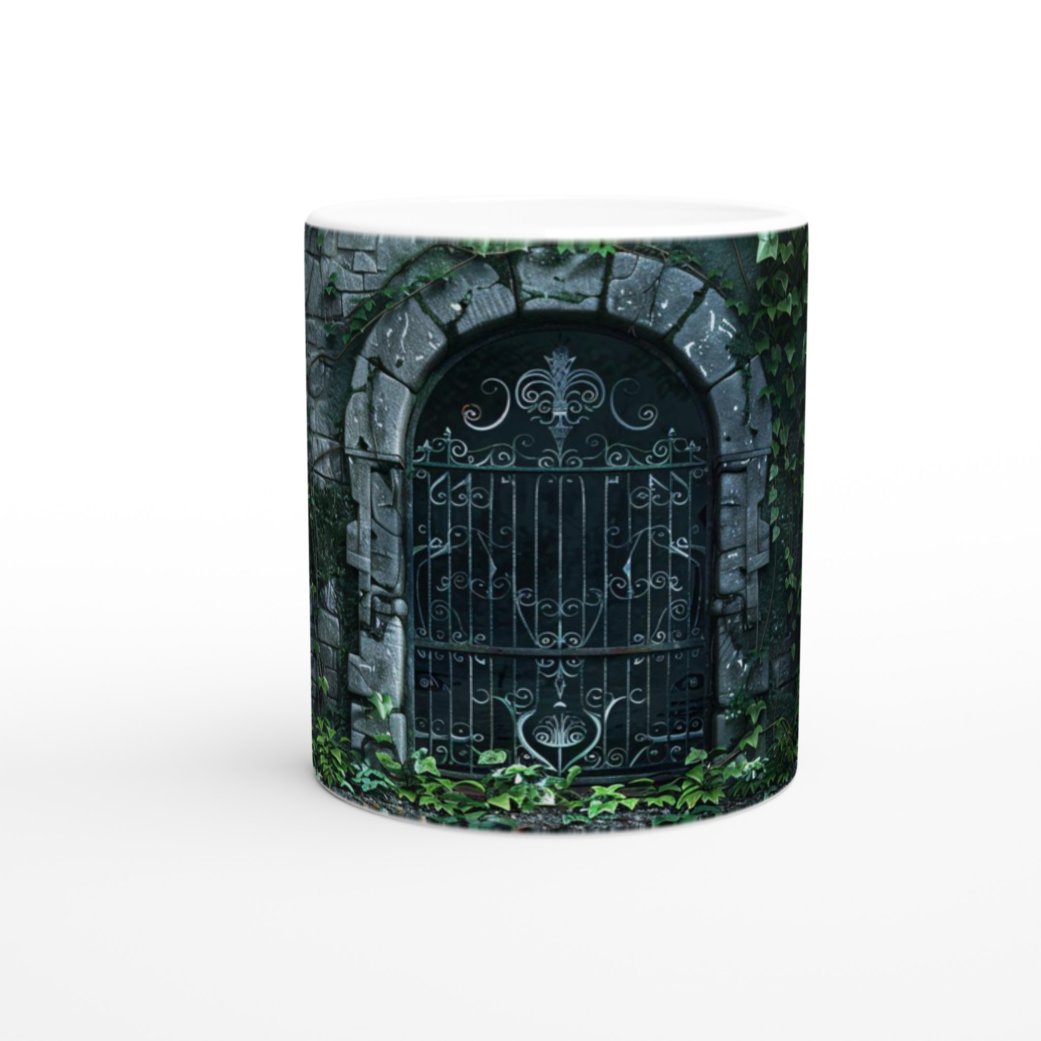 Mystisk Grind Keramikmugg - Skogsgrön Ivy Design, 11oz Favorit i Flera Färger 8 290430dd-37df-427f-b632-14b2975e6ac7