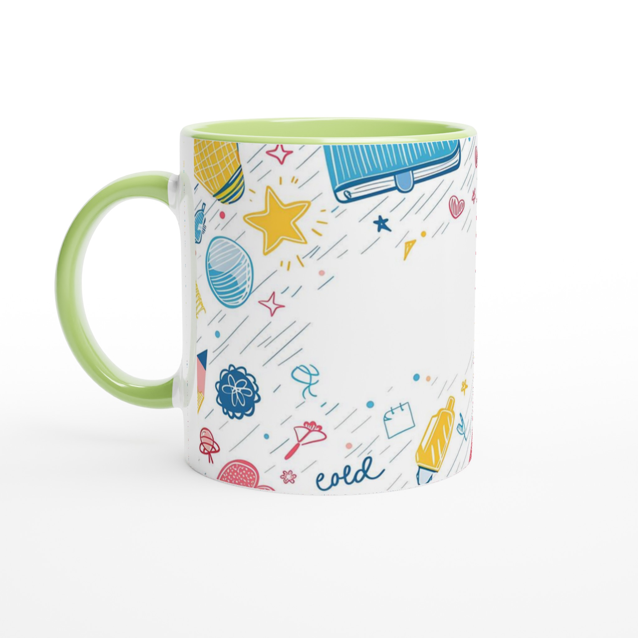 Kreativ Design Mugg – Livfull Skiss & Doodle Konst Keramisk Kaffemugg i Ditt Val av Färg 3 2911346d-f9de-448f-b9de-536804b3a4ef