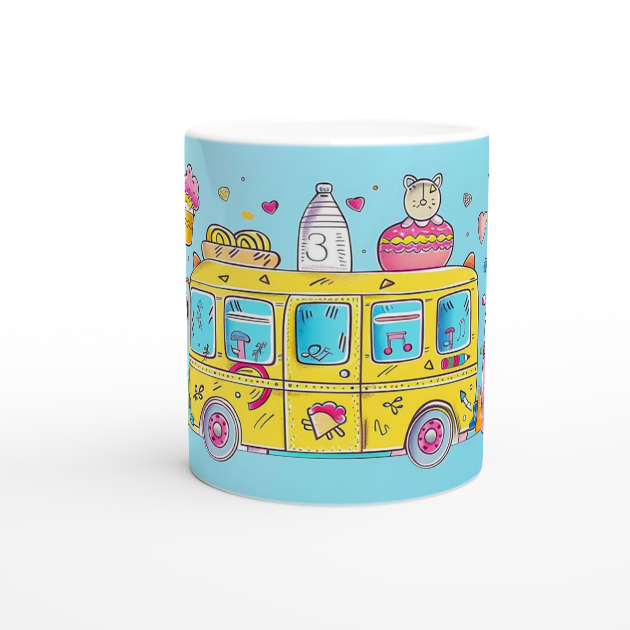 Pastell Pop Art 11oz Keramisk Mugg – Lekfull Design i Sju Glada Färger 8 29896084-26da-4451-8a2f-34fe61fdc5e6
