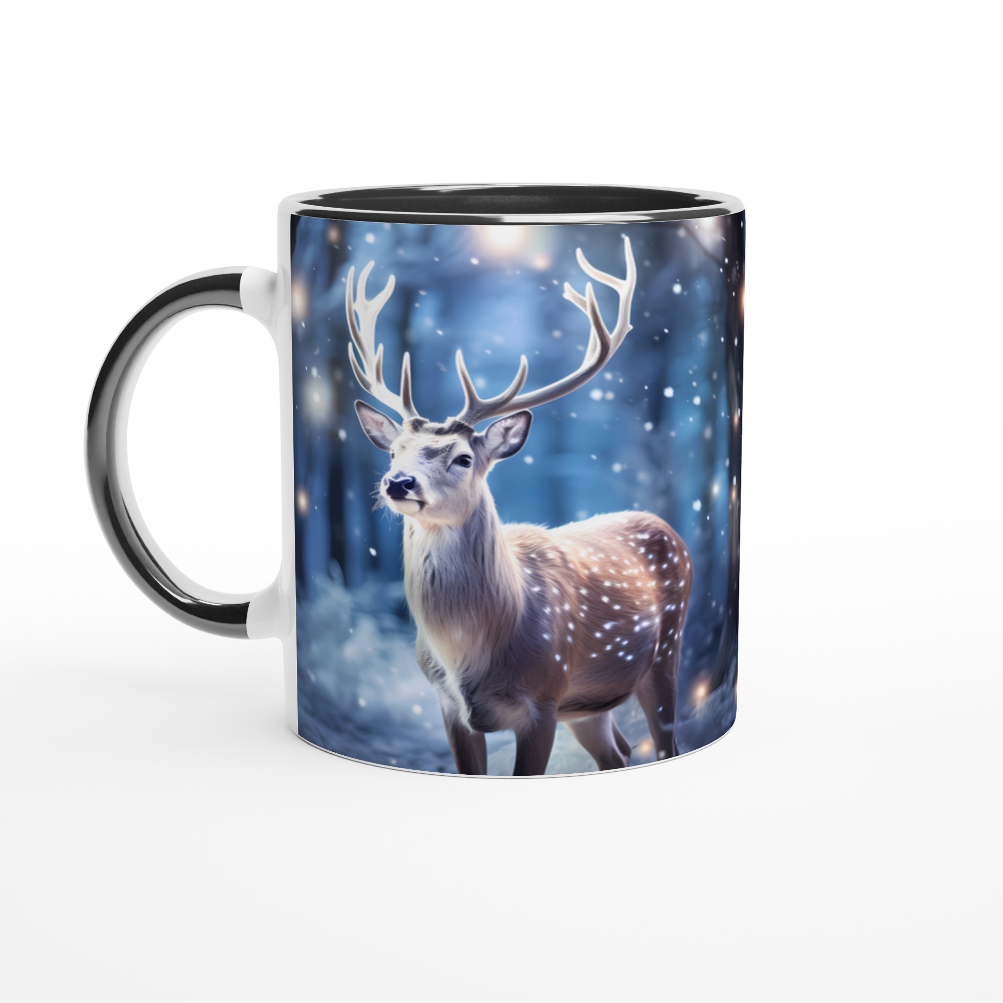 Magisk Vinterhjort 11oz Keramisk Mugg – Drick ditt kaffe i en förtrollad skog 7 299e0cf6-abb0-448c-b293-d6be7f4d0d07