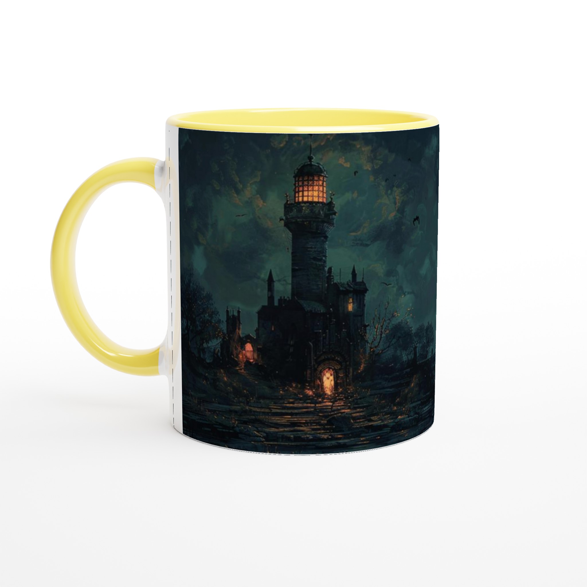 Mystisk Månnatt 11oz Keramisk Mugg – Drömsk Gotisk Design i Ditt Val av Färg 5 2a0aaf4d-67e6-4465-9d8a-f1d29f0b028a