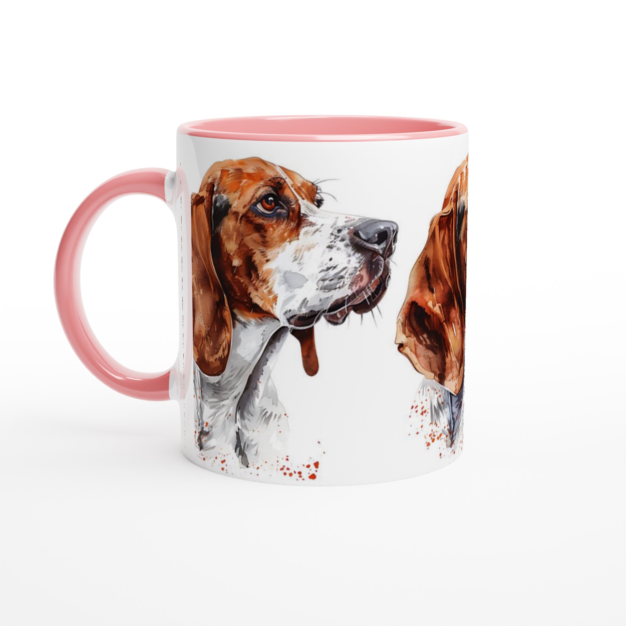 Basset Hound Akvarellmugg – Konstnärlig Hundporträtt för Kaffeälskaren, Välj bland 7 Färger 4 2a6ea0b2-1d43-49a6-81f8-31cf63071f41