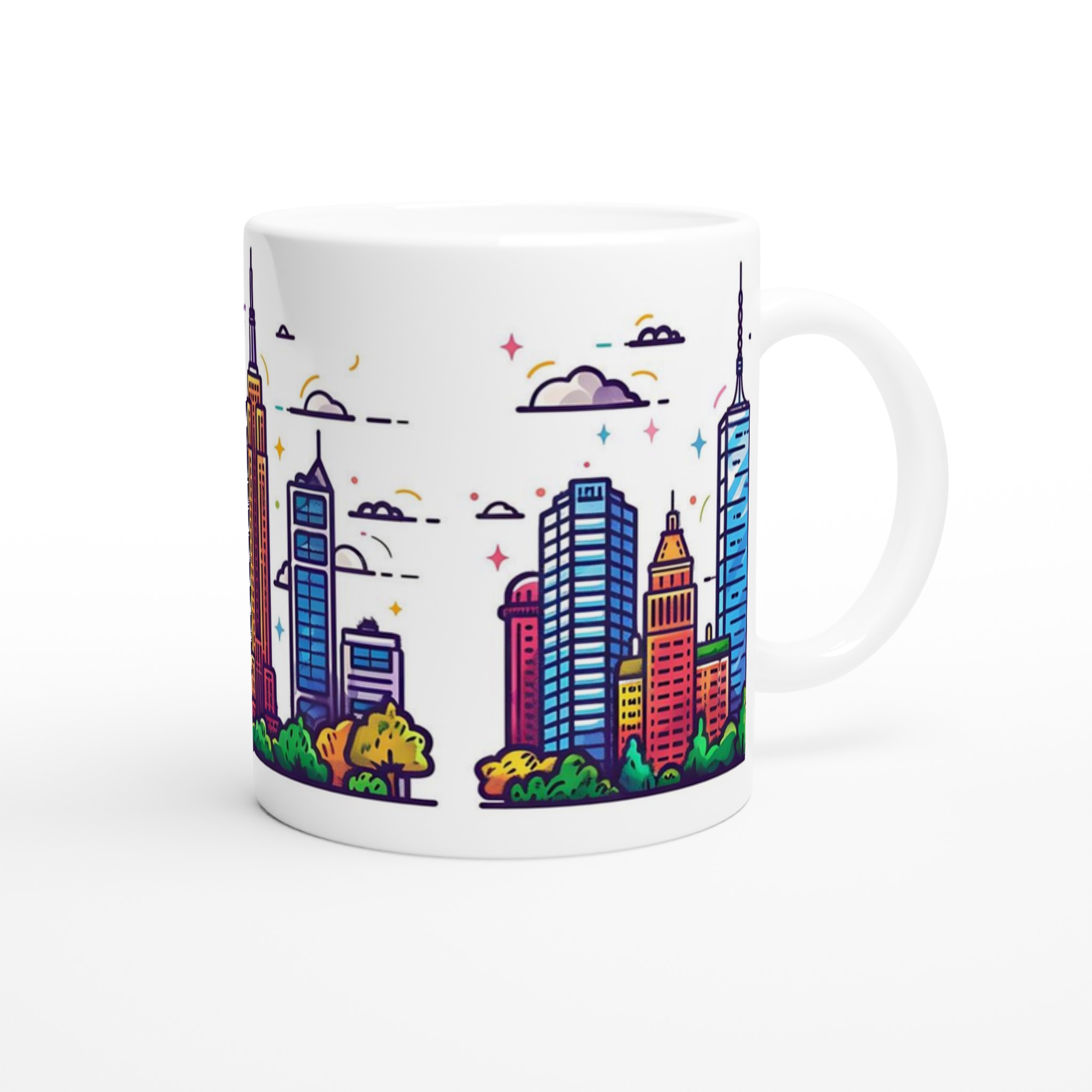 New York City Ikoner Keramikmugg – Färgglad Urban Pop Art för Kaffeälskare, Välj Din Favoritfärg! 9 2a6fc4ae-6631-4730-b9dd-7ac08f0f58fb