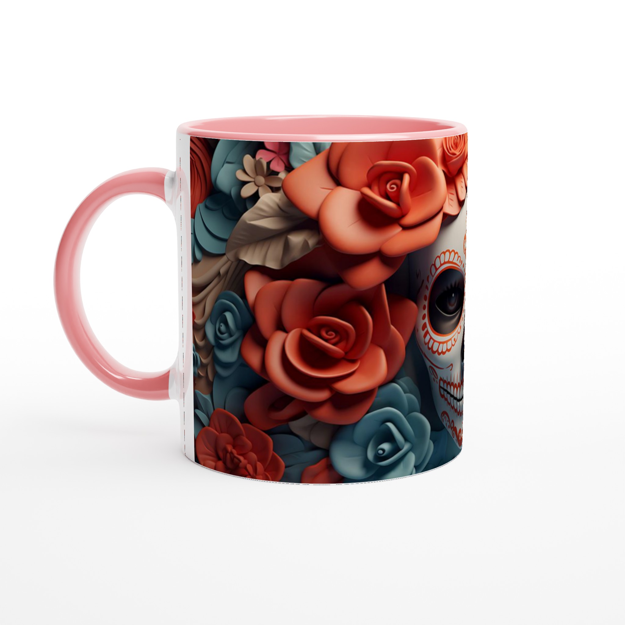 Sugar Skull Elegans Keramikmugg – Välj bland 7 Livfulla Färger 6 2a7a5bee-80e2-4804-ab3b-6e344c4151ff
