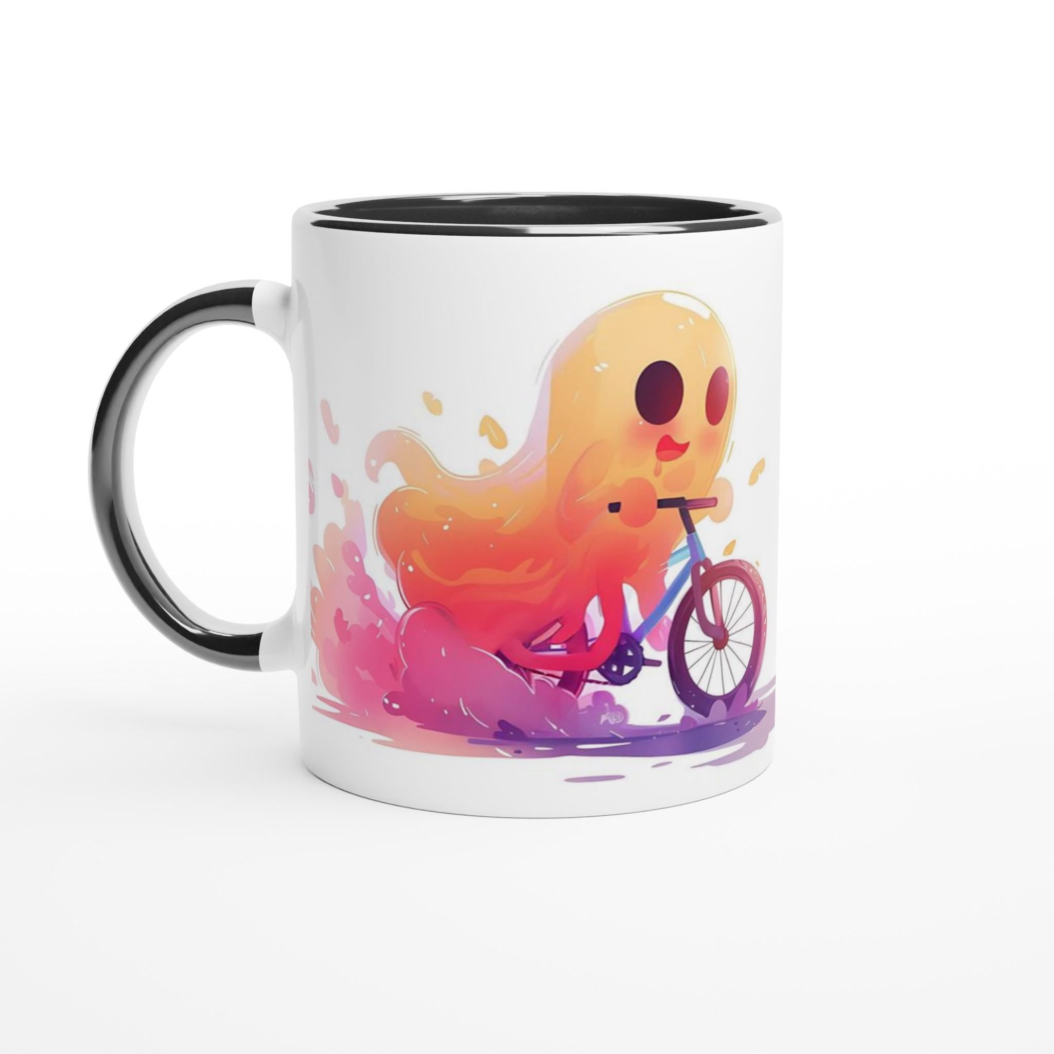Busiga Spöken på Cykel Mugg – Rolig 11oz Keramikmugg i Flera Färger 7 2aa97347-954f-4f9a-a352-263380e34f5e