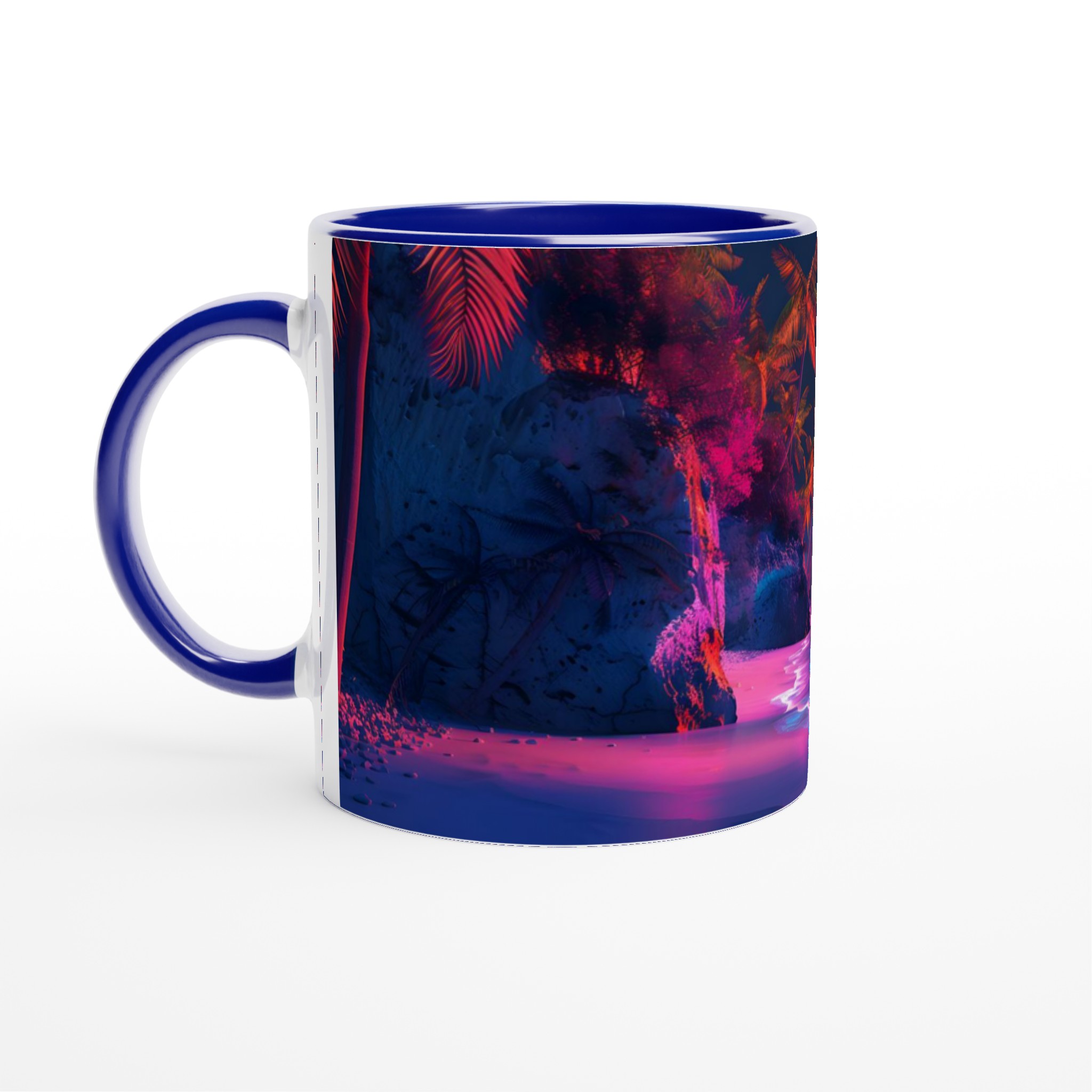 Neon Sunset Strander 11oz Keramisk Mugg – Drömmig Strandvibb i Valfri Färg 2 2ace0ea8-8169-430c-af10-421c3d018252