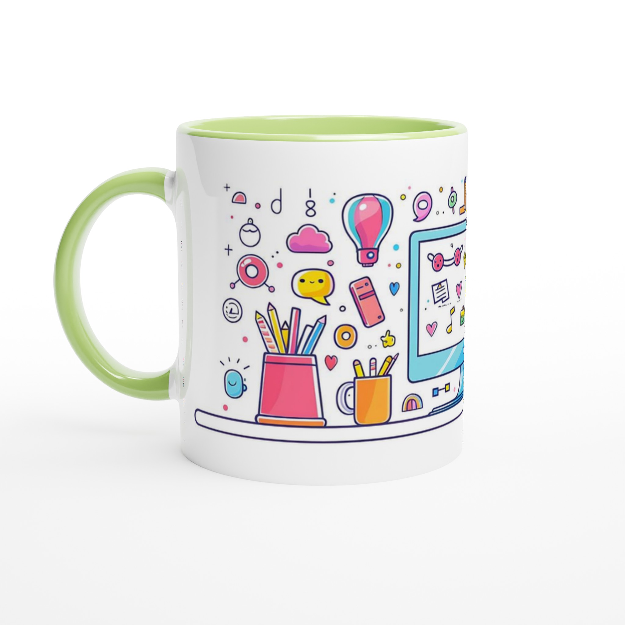 Kreativ Arbetsplats Mugg: Din Inspirationskälla i 7 Lekfulla Färger – 11oz Keramikmugg 3 2adff3b7-8b9d-43bc-9af3-d877b658bdaf
