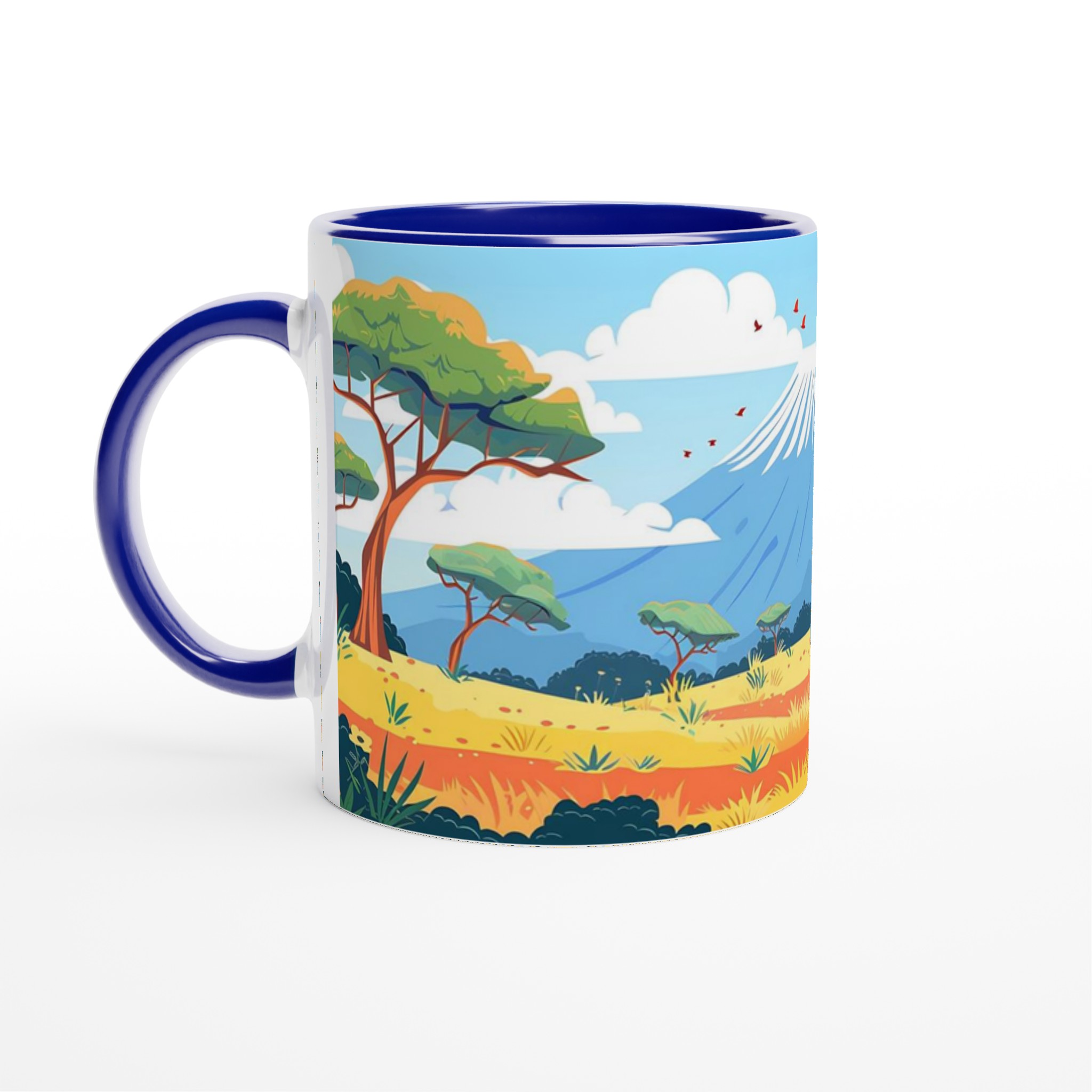 Mt. Fuji Solnedgång Keramisk Mugg – Konstfull Design i Flera Färger 4 2b4ec0d3-482b-4516-8fba-b75332785d02