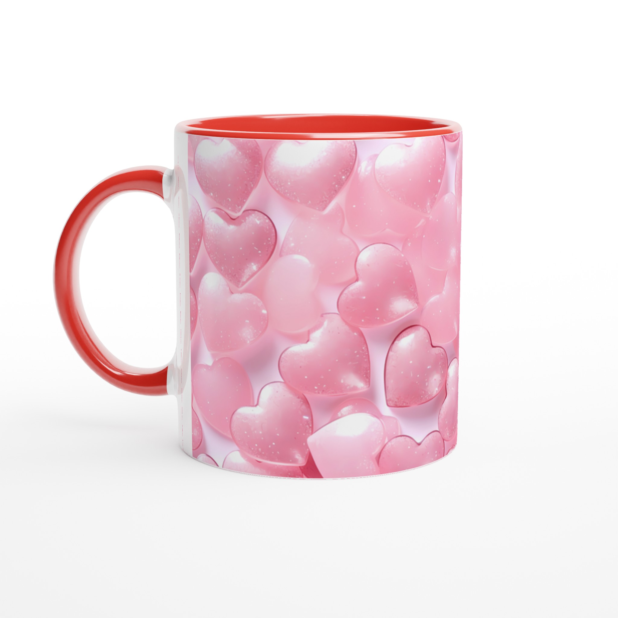 Romantisk 11oz keramikmugg i glittrande rosa – Välj din färg! 2 2b81883b-3c97-44ba-87ff-e7f1347251f4