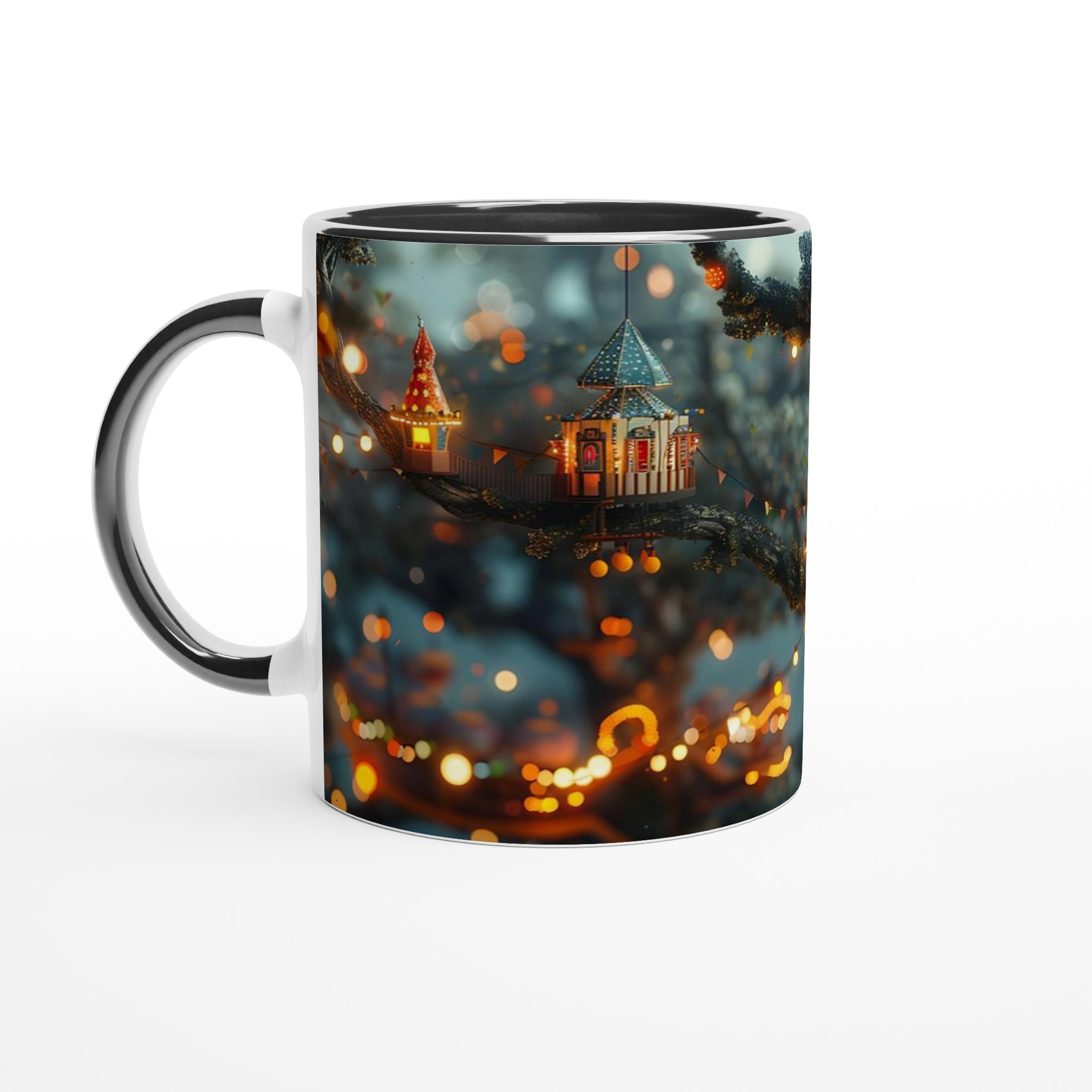 Magical Treehouse Village Keramisk Mugg – Drömlikt Motiv i Valfri Färg! 7 2b8fb773-cad4-47db-88ff-5f605232c519