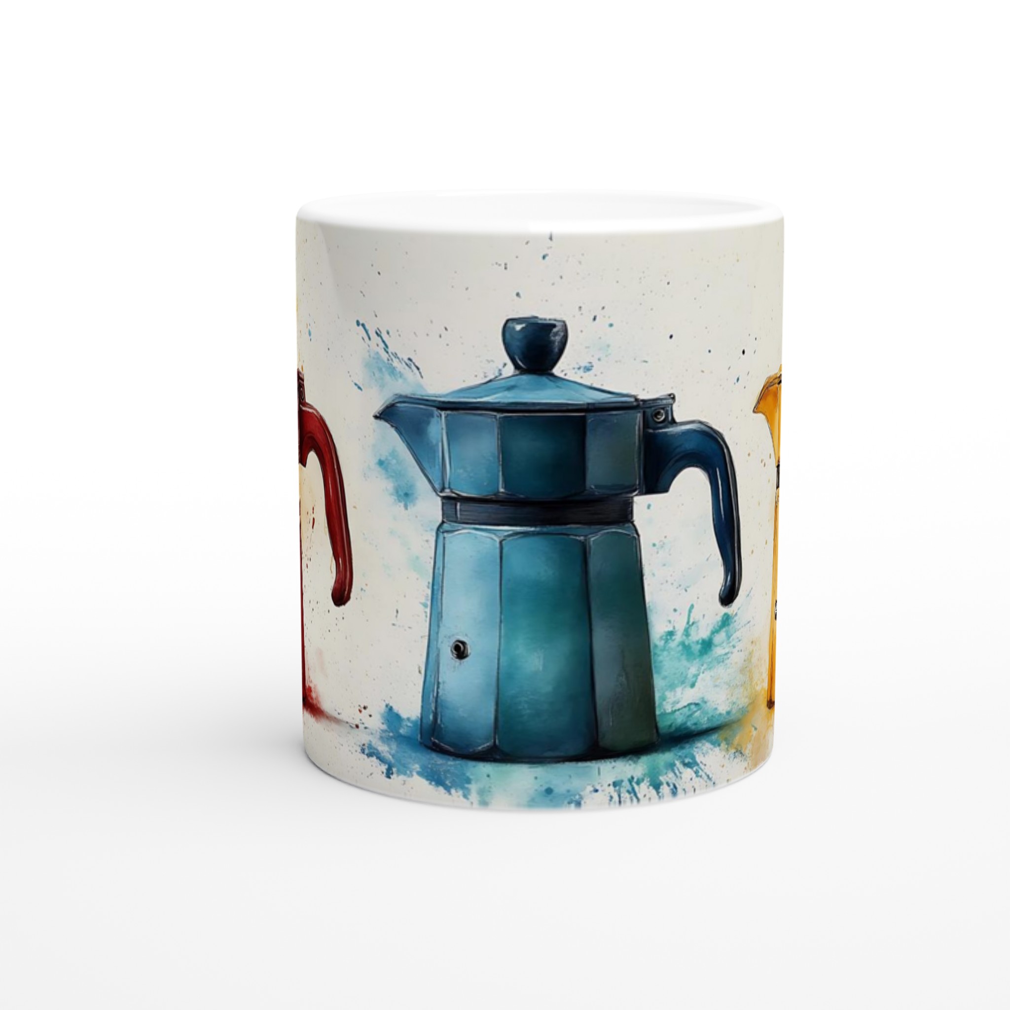 Färgstarka Mokabryggare Konst – 11oz Keramisk Mugg för Kaffeälskaren i ditt liv 8 2bc8c6ba-cbc6-4cc7-b807-ec8be4dfd75e