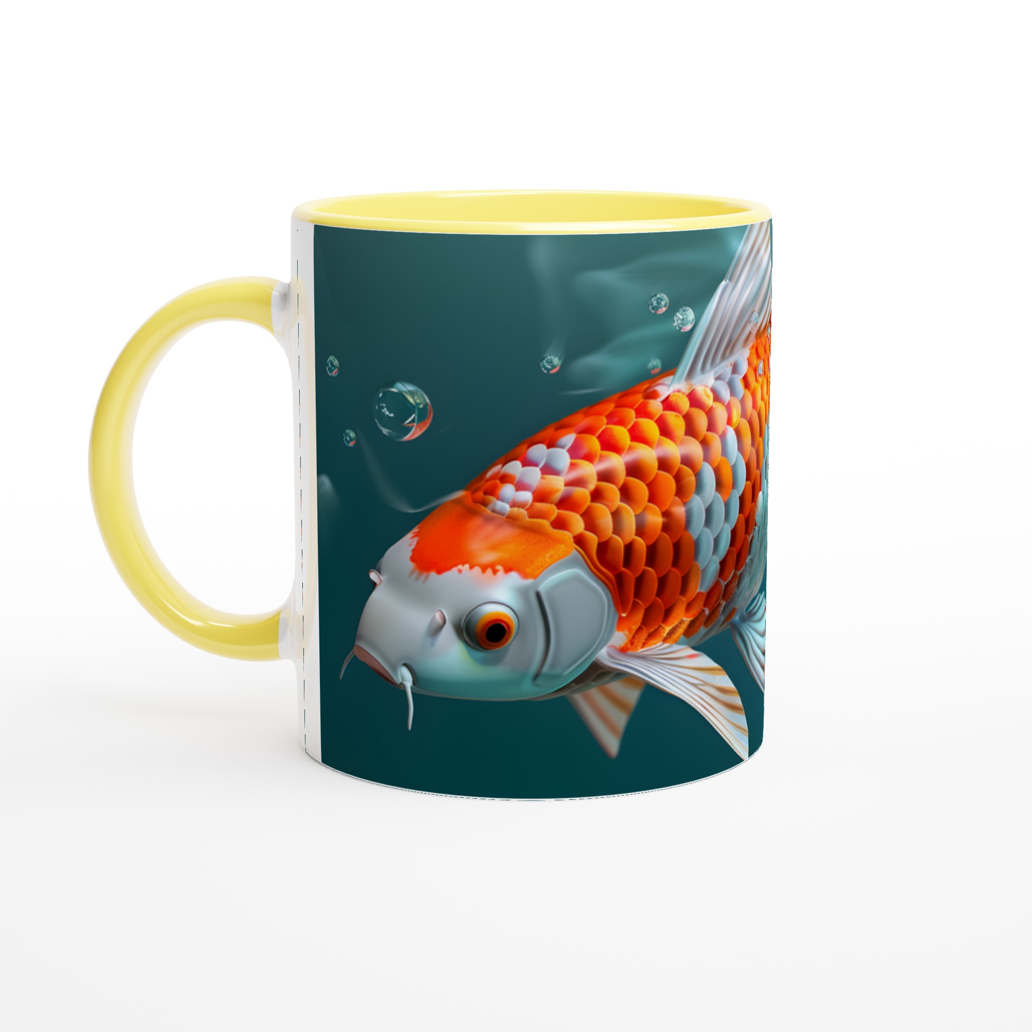 Koi Fisk 11oz Keramisk Mugg – Konstfull Design för Kaffeälskare, Välj Din Färg! 6 2bd50f6e-b611-466e-9526-7e03fac2eb64