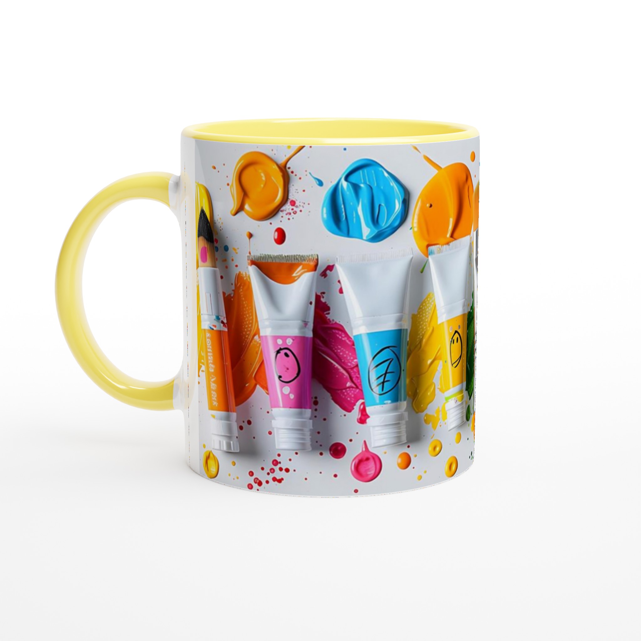 Färgsprakande 11oz keramikmugg – Din kreativa duk för kaffe, te och konst! 5 2bdceb8c-2d08-4994-80af-d418ccbb0f19