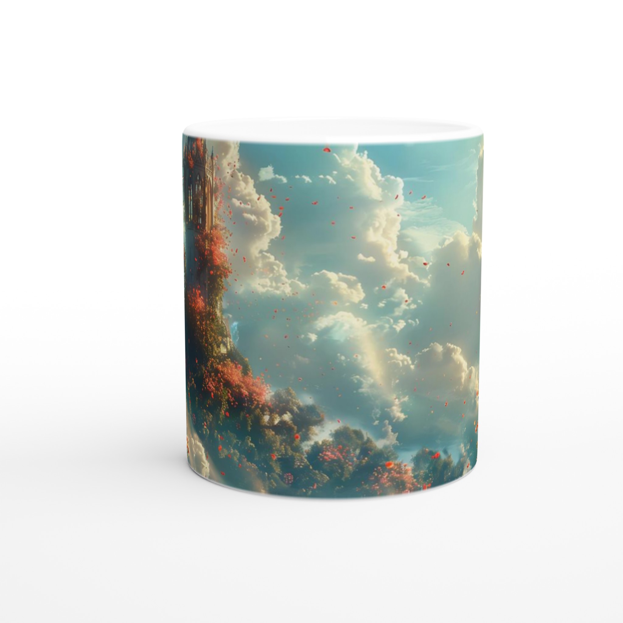 Magisk Blomstertorn Keramisk Mugg - 11oz Kaffemugg i ditt val av färger 8 2c31bc51-ef46-4ae7-a5c2-db83e1bd2146