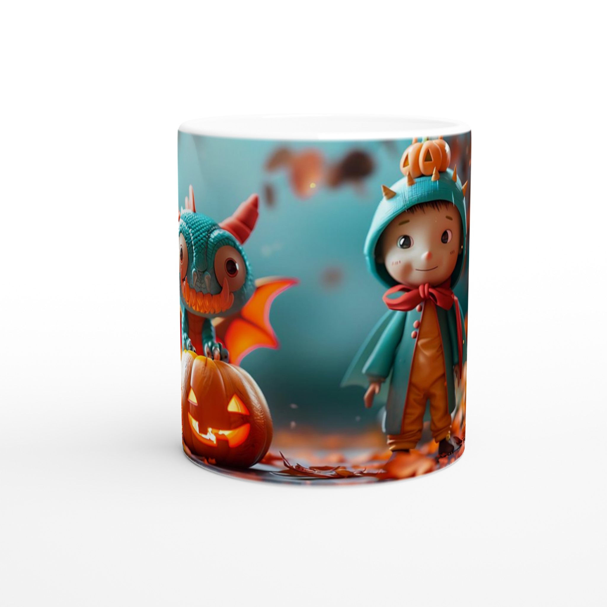 Söt Halloween Mugg med Drake & Pumpa – 11 oz Keramisk Mugg för Mysiga Höststunder 8 2c5a5adc-b32b-49d3-bb03-c7148ef20002
