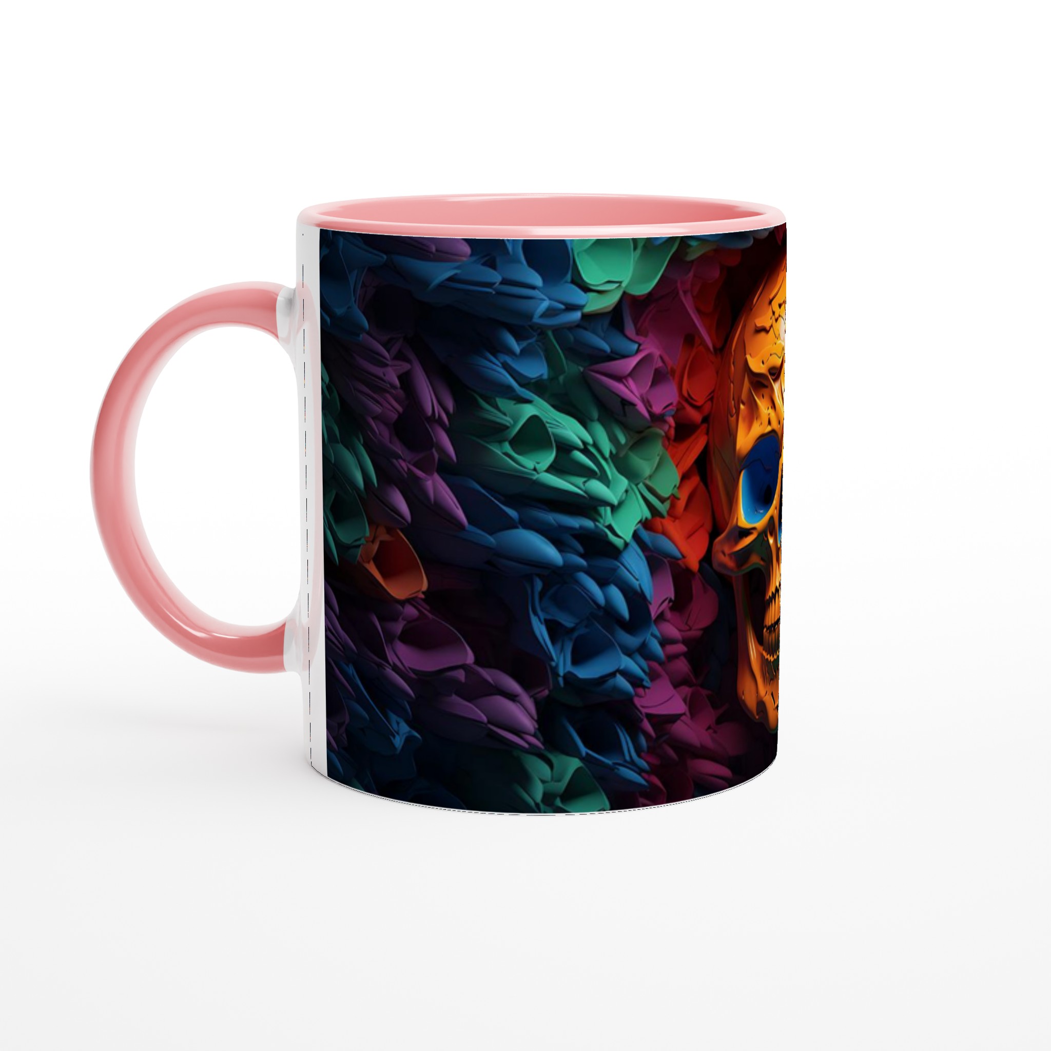 Neon Skull Design 11oz Keramisk Mugg – Välj bland 7 Livfulla Färger för Din Kaffestund 6 2c88061a-c859-407f-8aa1-62dfe07546d3