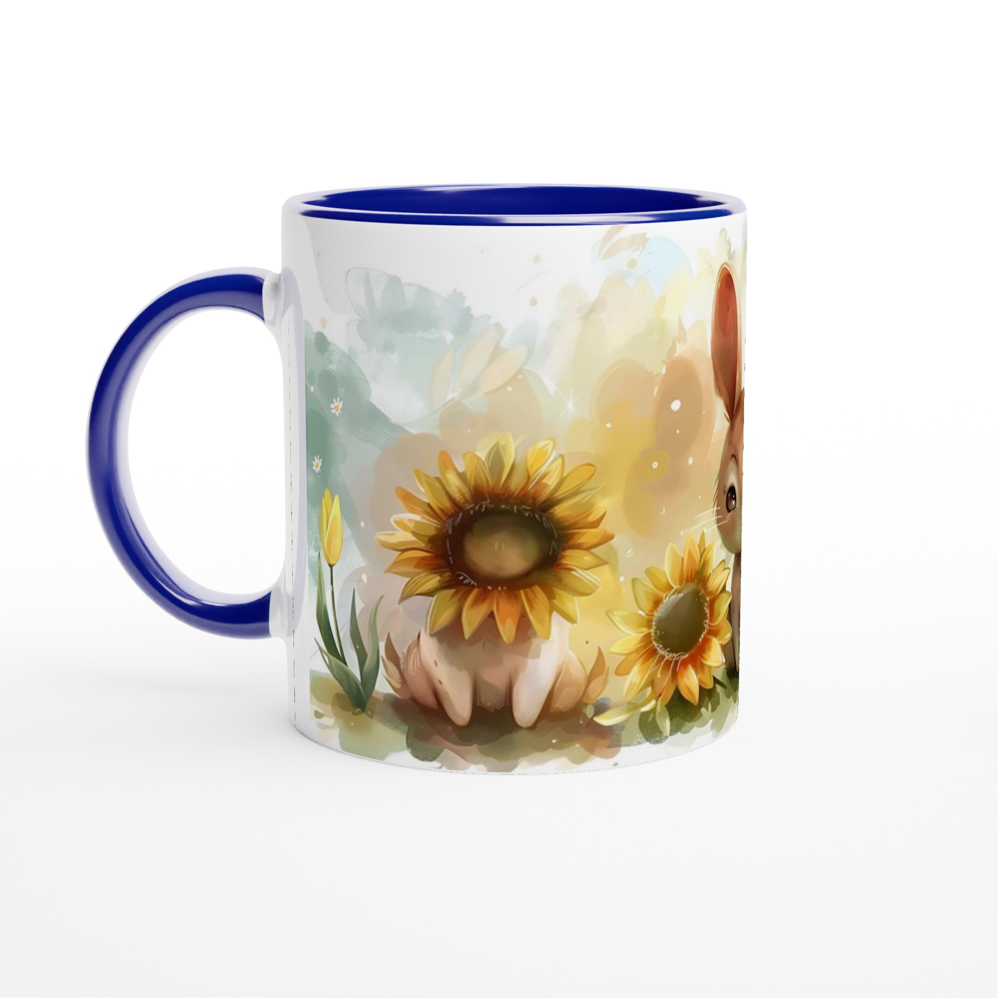 Påskharar & Vårblommor Keramisk Mugg – Charmig 11oz Present i Åtta Färger 4 2ce4e9ea-81b2-4048-a8d5-2421d284ded2