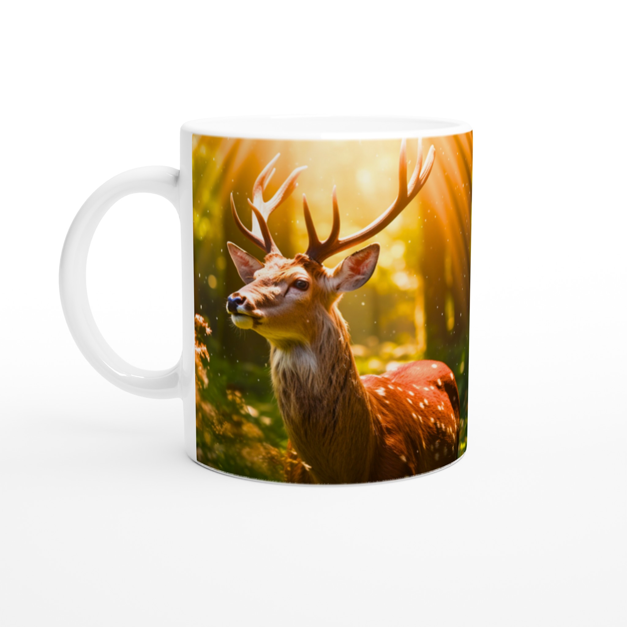 Majestätisk Rådjur Mugg - Anpassa med din favoritfärg, 11oz Keramik 1 2ce89d4e-d2d9-49e4-b6a3-26912602b2b6