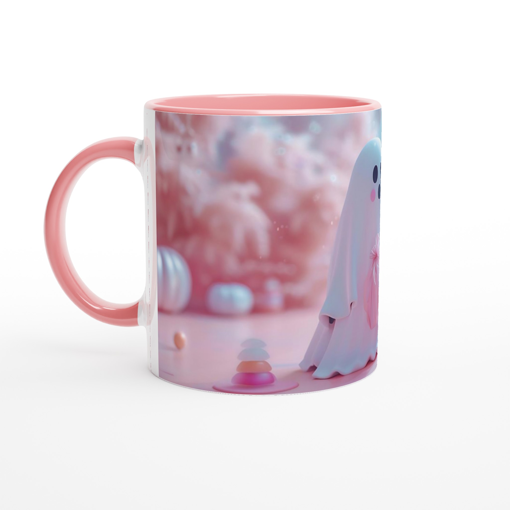Söt Spöke Pastell Mugg - 11oz Keramik för Kaffe & Te i Flera Färger 4 2cf8d7eb-3316-435b-8502-1046f0ee7e47