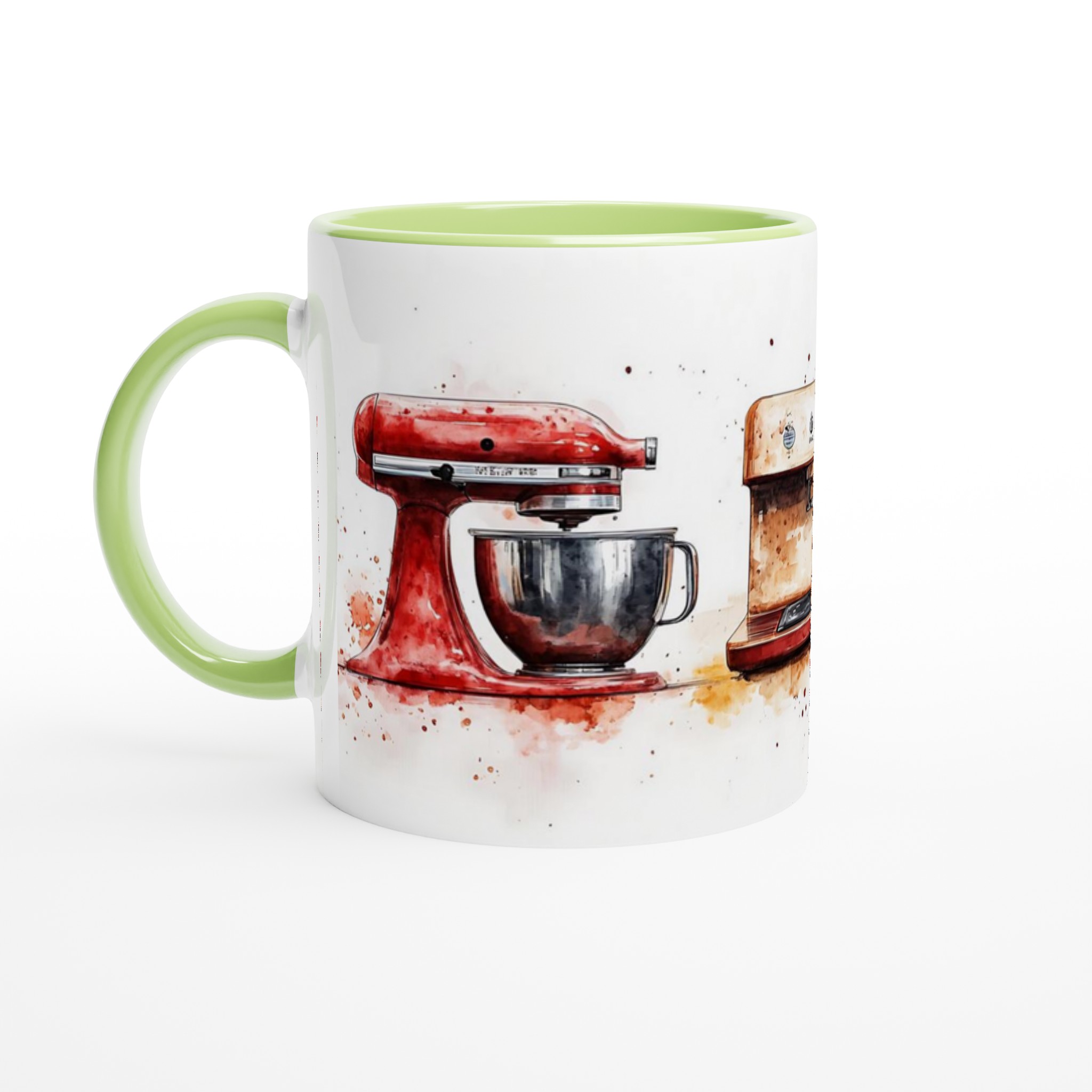 Köksmaskiner i Akvarell – 11oz Keramikmugg i Olika Färger – En Konstnärlig Touch till Din Kaffestund! 6 2d0e68a0-3d9a-4368-bc82-c8f280222287