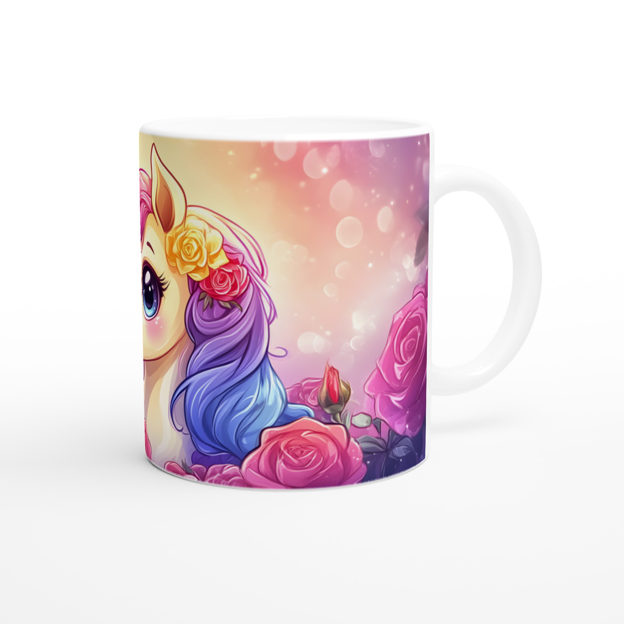 Magical Enhörningsmugg – Förtrollande Kawaii Design, 11oz Keramik, Välj Din Färg! 9 2d15a3d1-00e5-4d8e-8a5d-e2ccd4f4c8ce