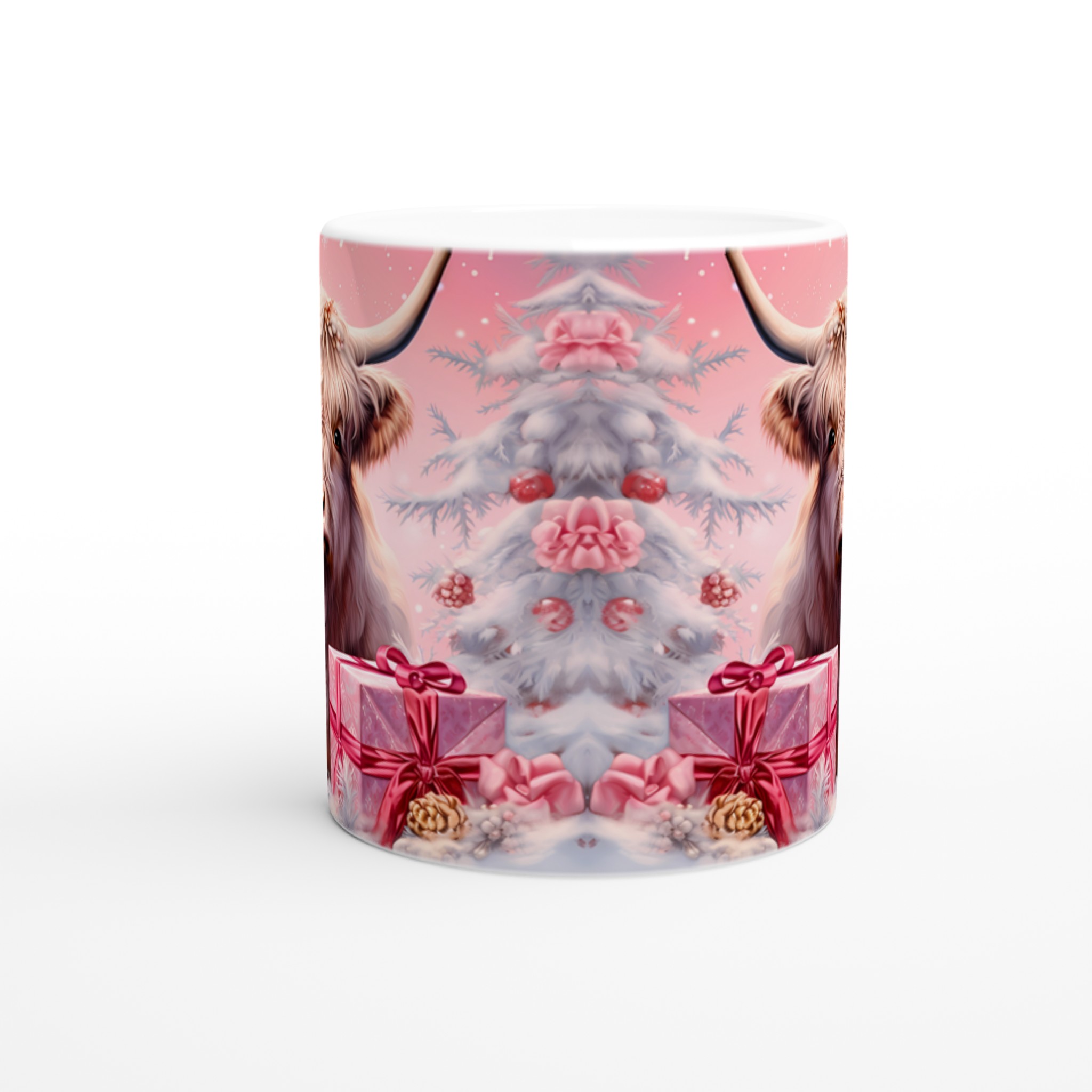 Mysig Vinterfjällko Mugg - Rosa Juldröm i Keramik | 11oz Presentmugg i Flera Färger 8 2d432ddd-70ed-4a95-8f35-d23effb738cd