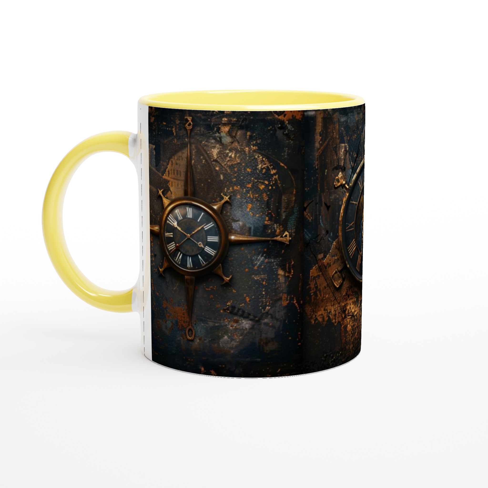 Tidlös Elegans: 11oz Keramikmugg med Antik Klockdesign – Välj din Färg 5 2d529b77-b1fd-4d1f-9e0c-3f9eaf684673