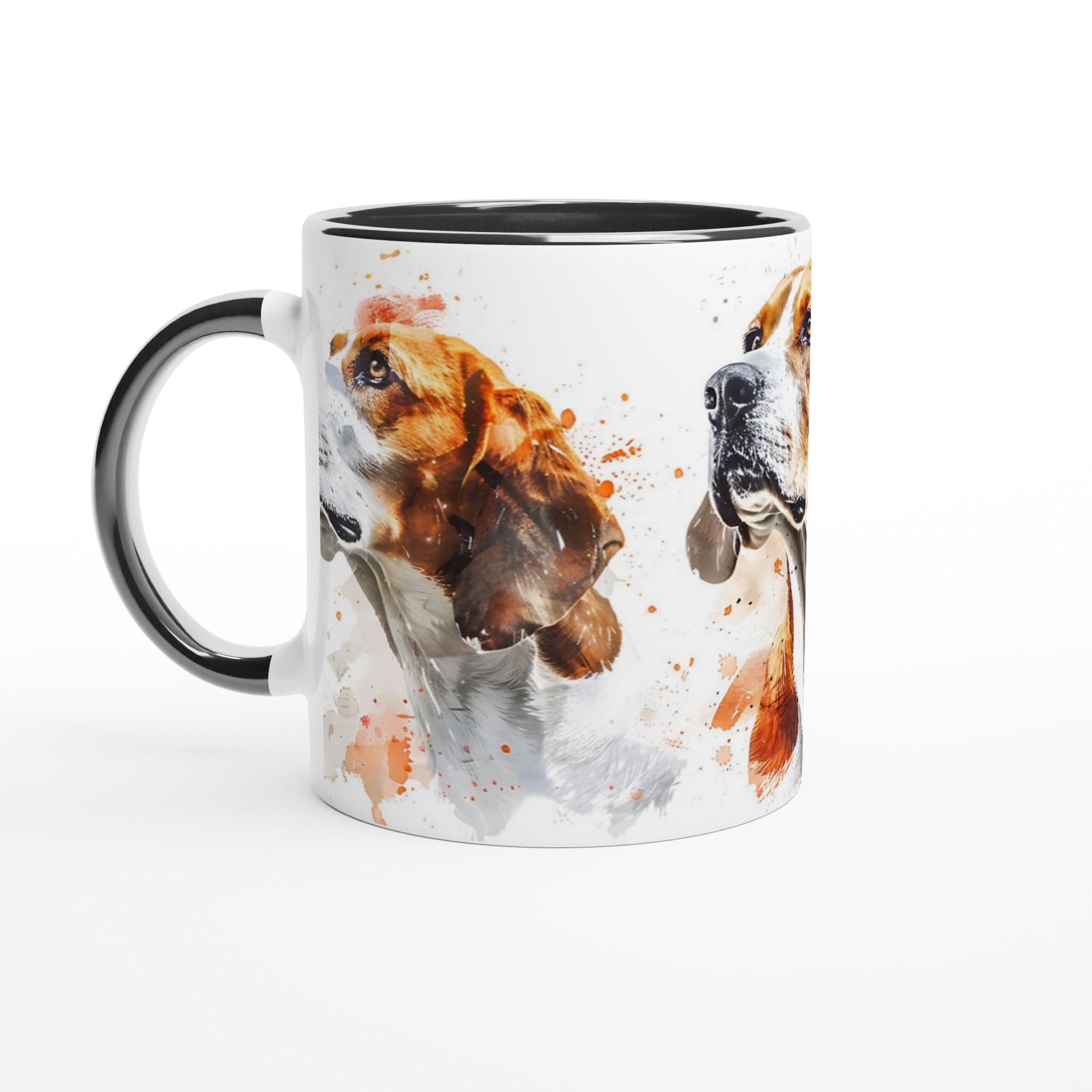 Abstrakt Beagle Akvarell Mugg – Levande Hundporträtt för Djurälskare i Valfri Färg 2 2d6c9426-d7ab-49c6-93be-876ac36a1f6d