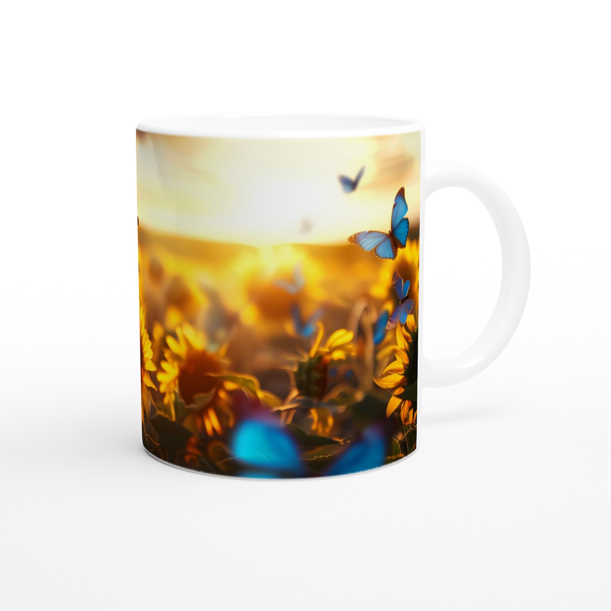 Solrosfältens Magiska Skönhet - 11oz Keramisk Mugg för Livfulla Stunder i Olika Färger 9 2de9ecca-93d0-47ab-aa6e-ddbf51898256
