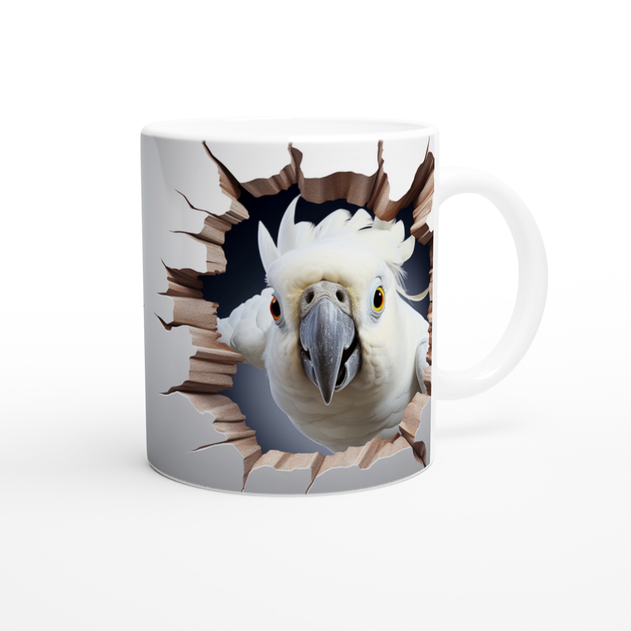 Nyfiken Kakadua Keramisk Mugg – Unikt 3D-motiv som Sticker Ut & Finns i Olika Färger 10 2df7ce07-a9e2-4473-957d-3073c94c53b7