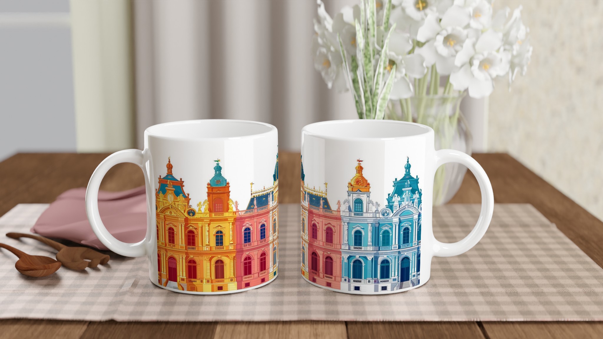 Färgsprakande Palatsmugg – 11oz Keramisk Mugg i Väljbar Kulör 10 2e24f77f-6903-4f75-8848-0453b2debde5