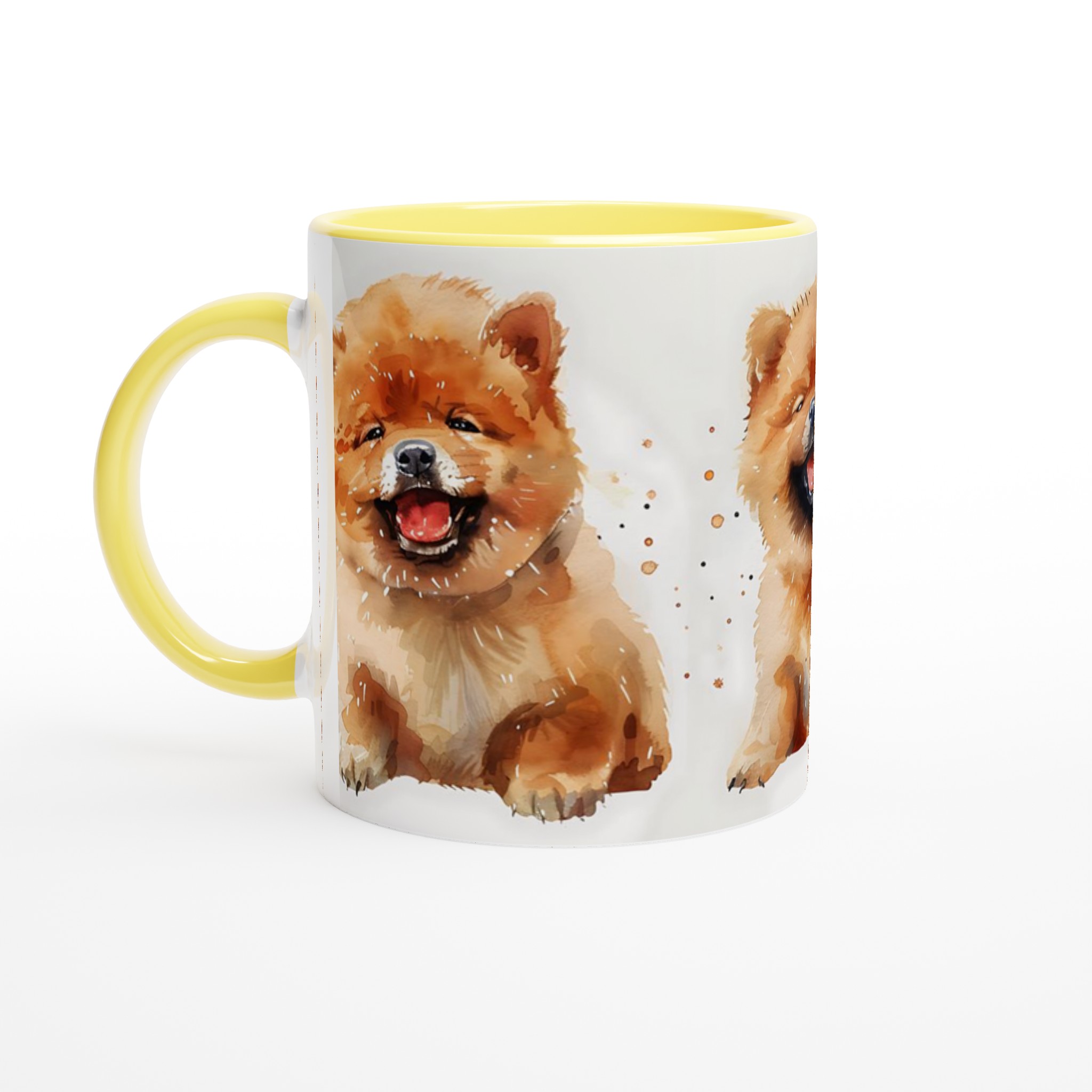 Glad Chow Chow Valp Keramisk Mugg – Charmigt Akvarellmotiv för Hundälskare, Välj Din Favoritfärg! 3 2e38baeb-6f24-4ece-a44a-2121b552b77f
