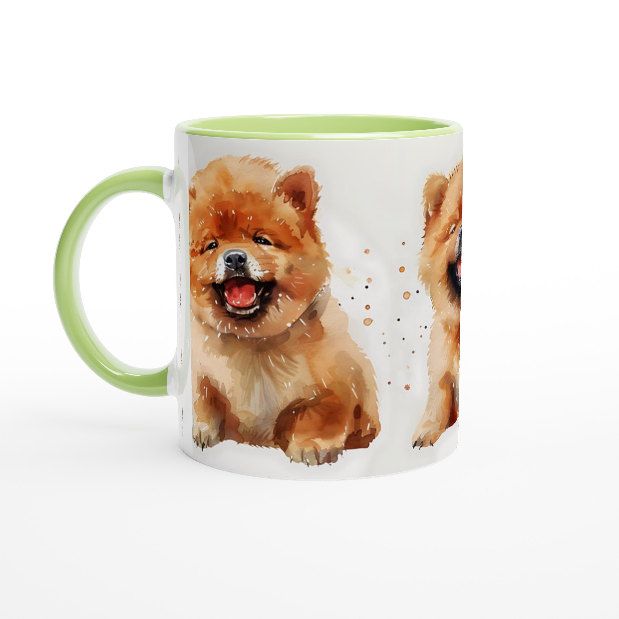 Glad Chow Chow Valp Keramisk Mugg – Charmigt Akvarellmotiv för Hundälskare, Välj Din Favoritfärg! 6 2e435f25-d2e2-4d9e-8f09-c1cb918f77b2