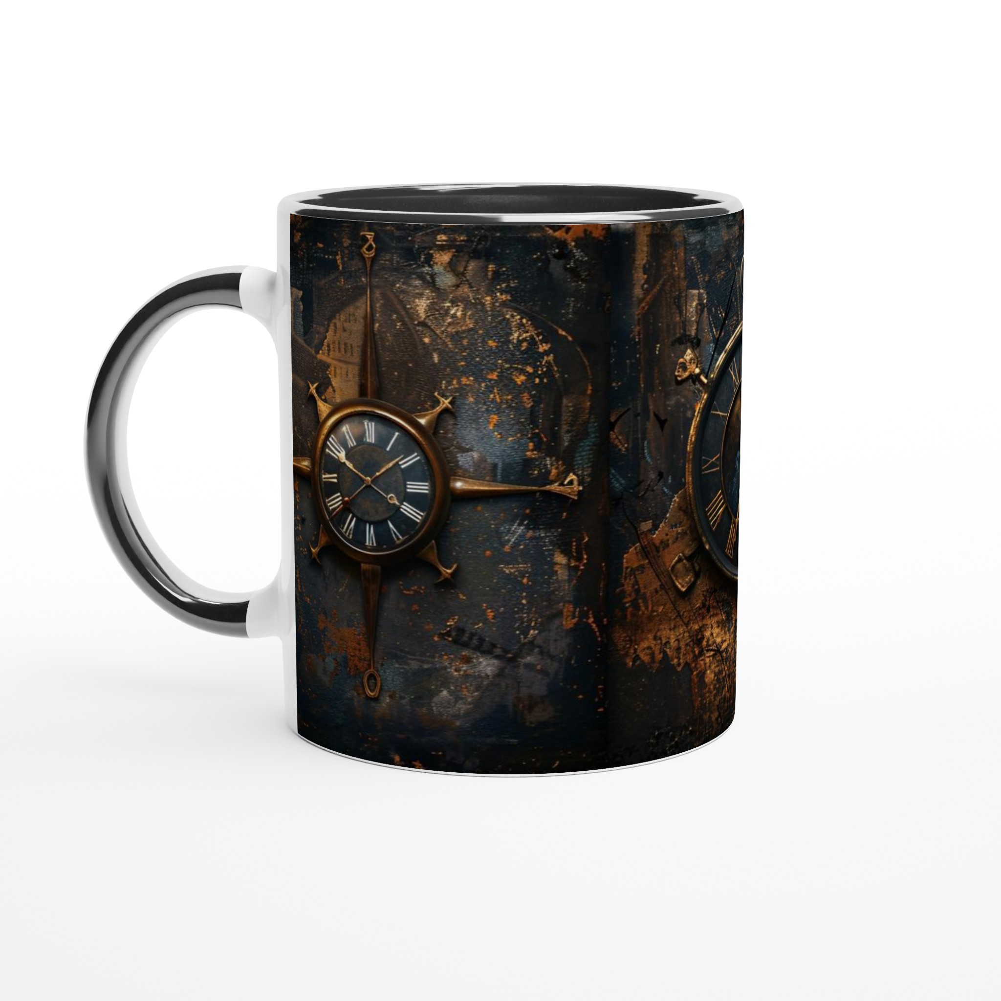 Tidlös Elegans: 11oz Keramikmugg med Antik Klockdesign – Välj din Färg 7 2e62a1da-1057-484c-857b-eea20bff9968