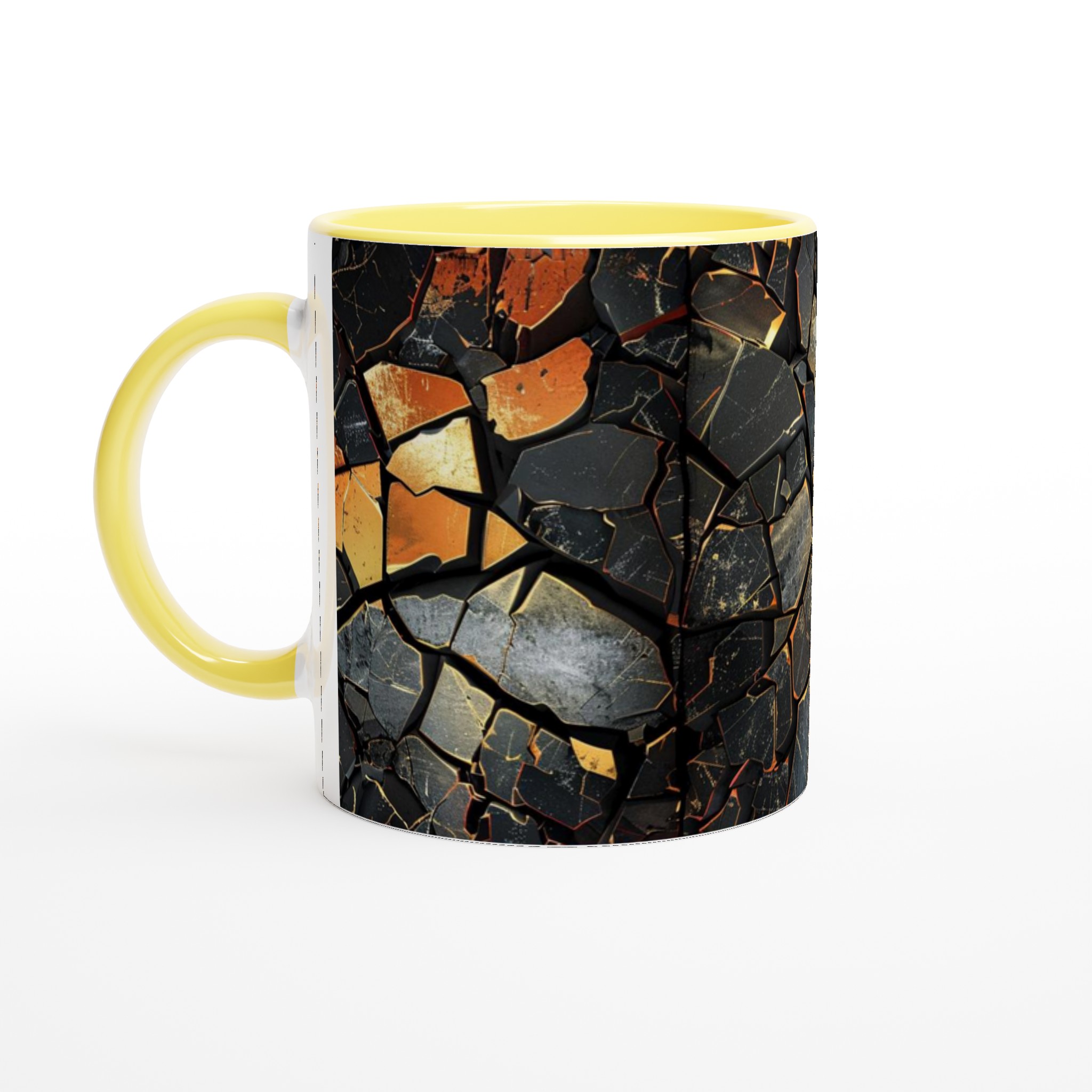 Vit 11oz keramisk mugg med exklusivt svart och guldmönster – välj bland sju keramikfärger 5 2eb7e372-75ae-4412-a7c4-5f78463d6a4b