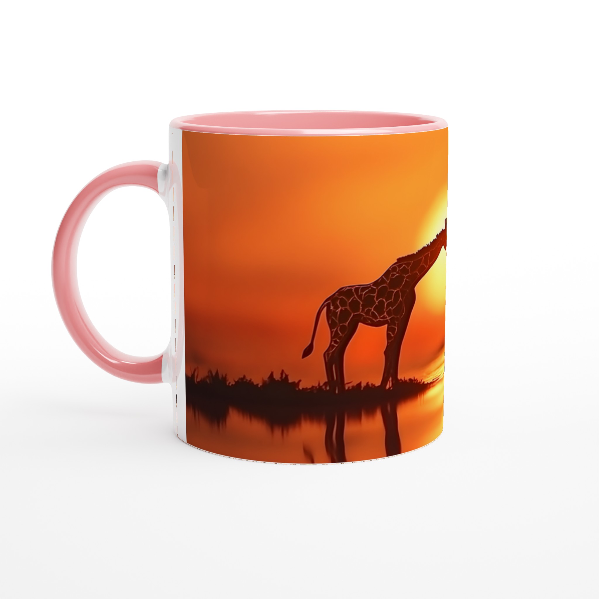Safarisolnedgång Mugg – Fånga Magin med Giraff & Fågel i Din Favoritfärg 6 2f482eea-9fbf-4372-97e2-d5845ac72d7a