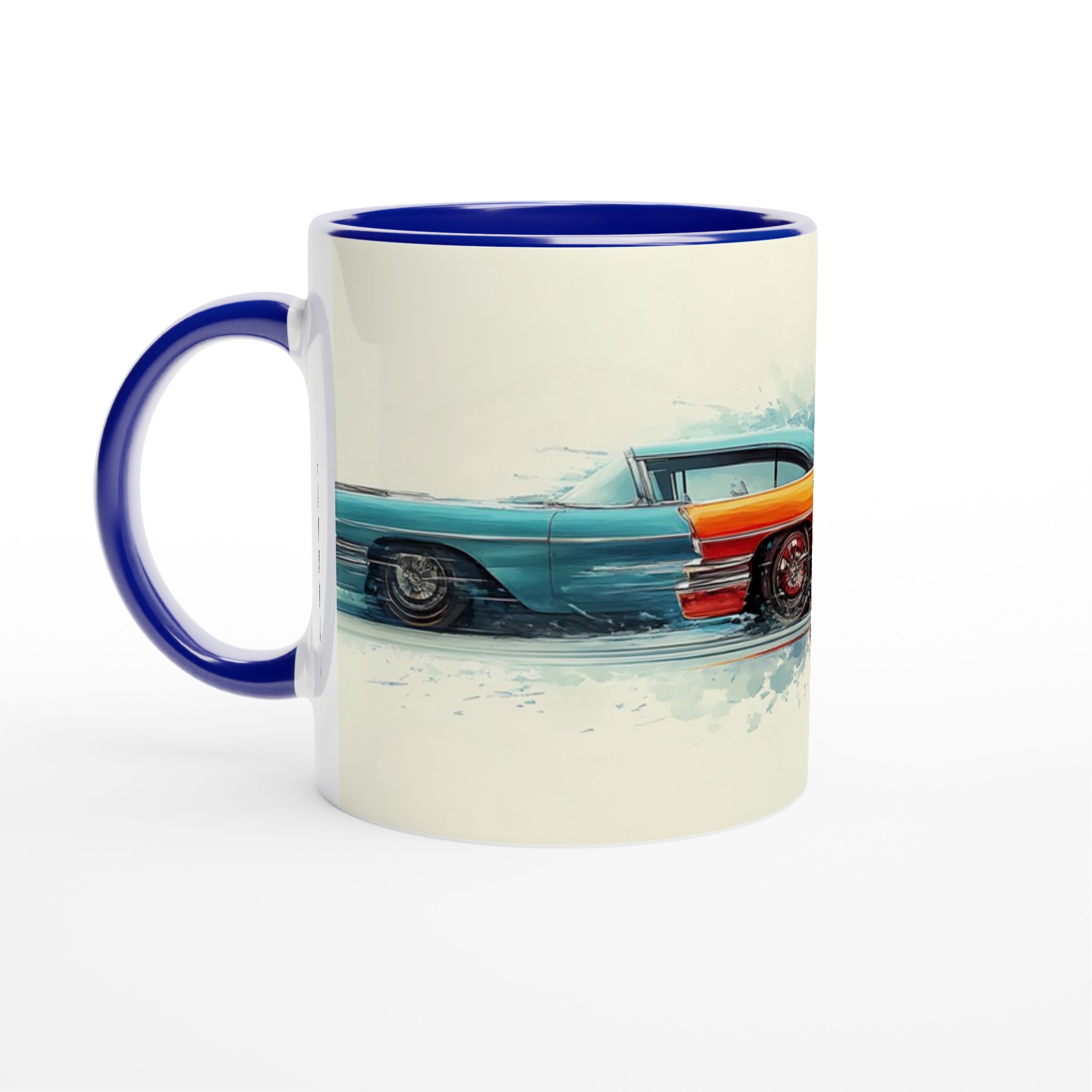 Klassiska Bilar Akvarell Mugg - Vintage Fart & Färg på 11oz Keramik 2 2f635eae-adf1-4d42-b163-771c43a1c703