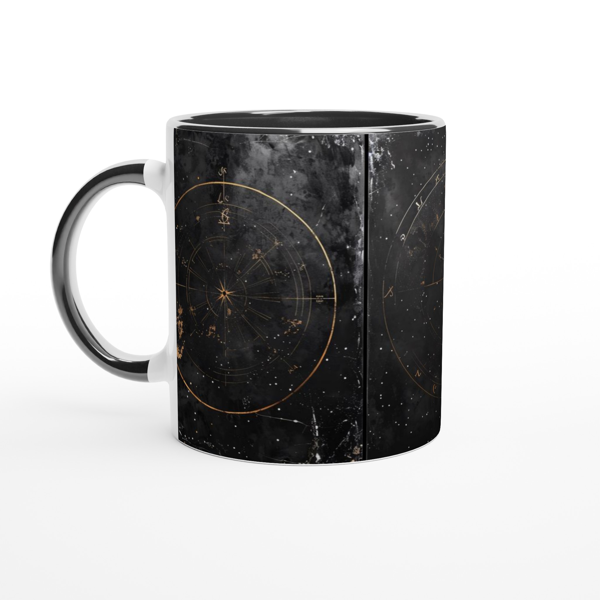 Kosmisk Zodiac Mugg – Svart & Guld Stjärnkarta Keramikmugg i ditt val av 7 färger 7 2f85b21e-6c96-4cba-b06b-3b76fa23cb1b