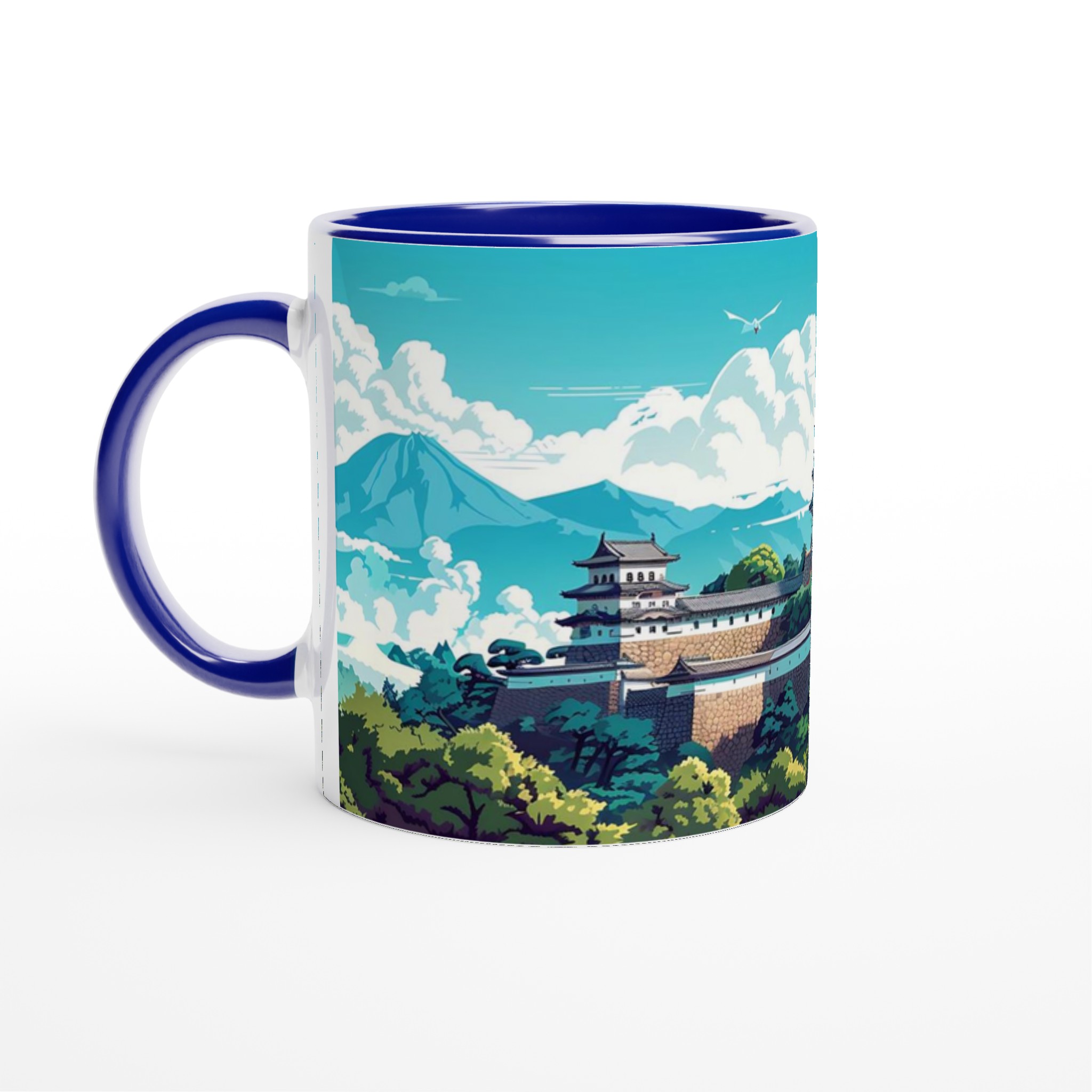 Japansk Zen-Mugg: Klassiska Slott & Berg – Välj Din Färg! 4 2fa261e5-f317-47e1-bd4c-1751c75f5c8e