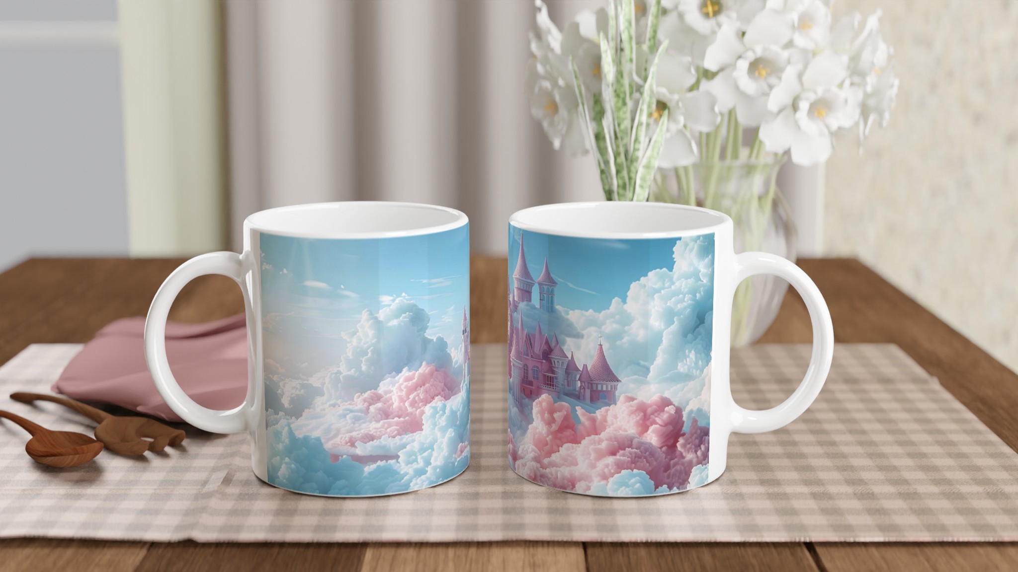 Fantasislott i Molnen Keramikmugg - 11oz, Välj Din Drömfärg 10 2fe50599-87b4-45df-98be-8c0313bbb7c7